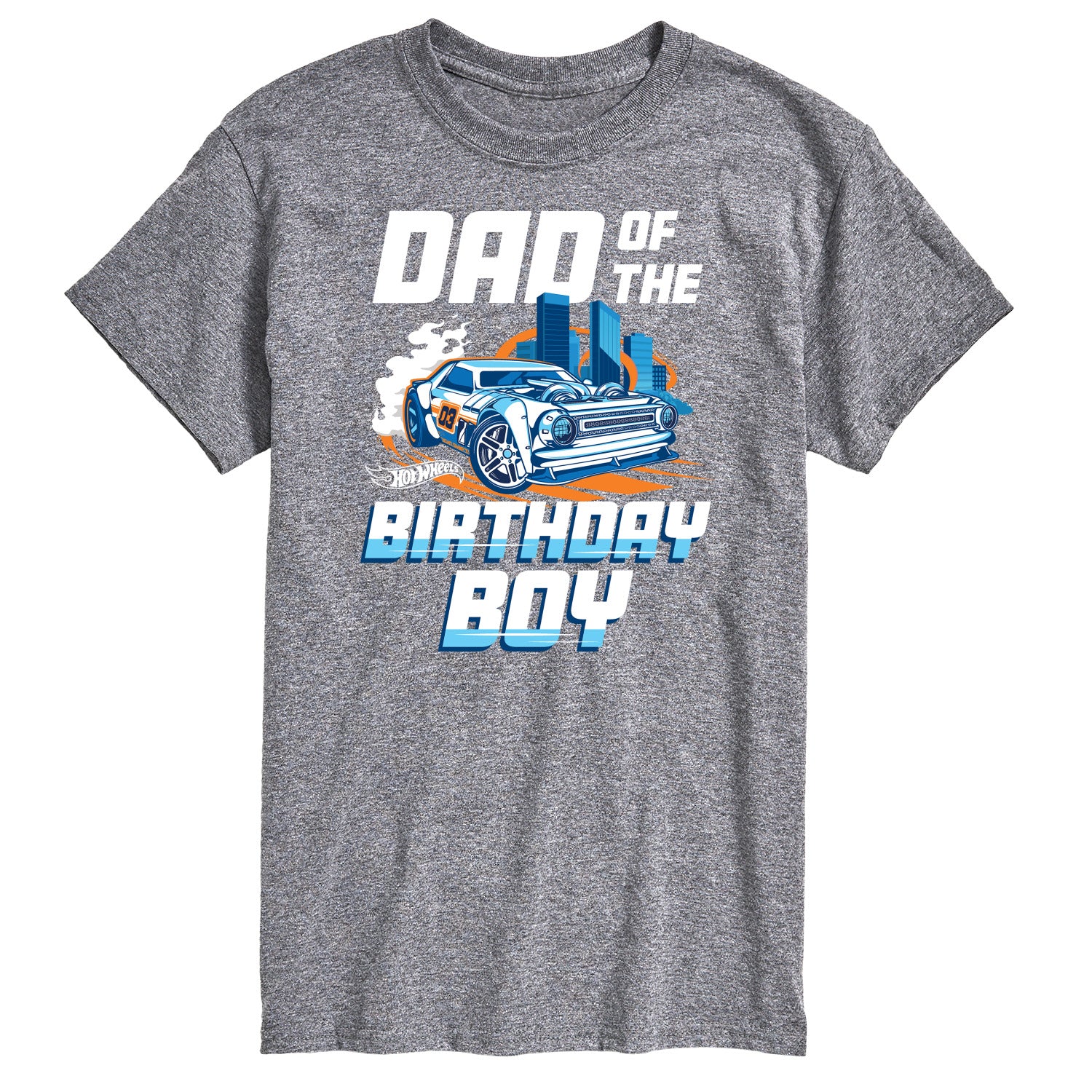 Hot Wheels - Dad Of Birthday Boy - Men's Short Sleeve Graphic T-Shirt - Image 2