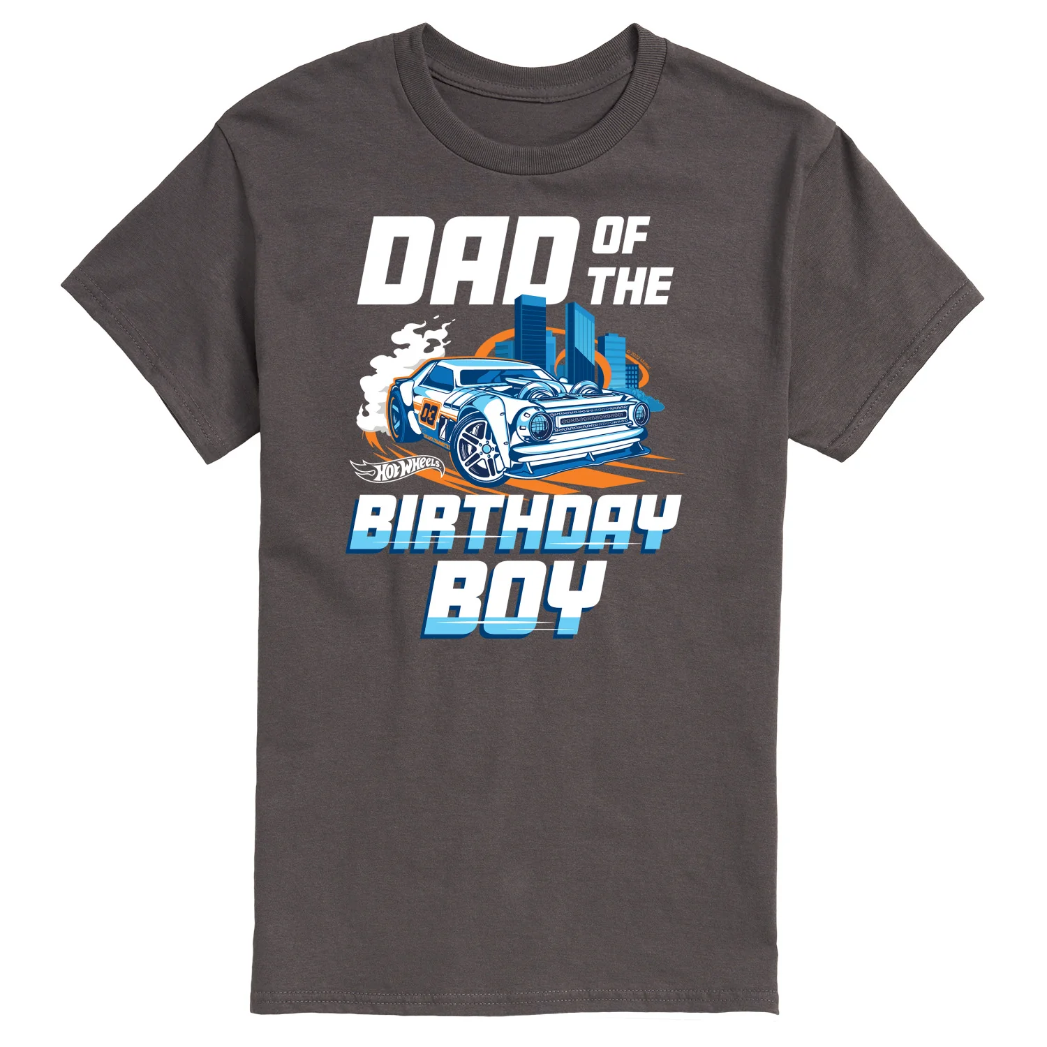 Hot Wheels - Dad Of Birthday Boy - Men's Short Sleeve Graphic T-Shirt - Image 4