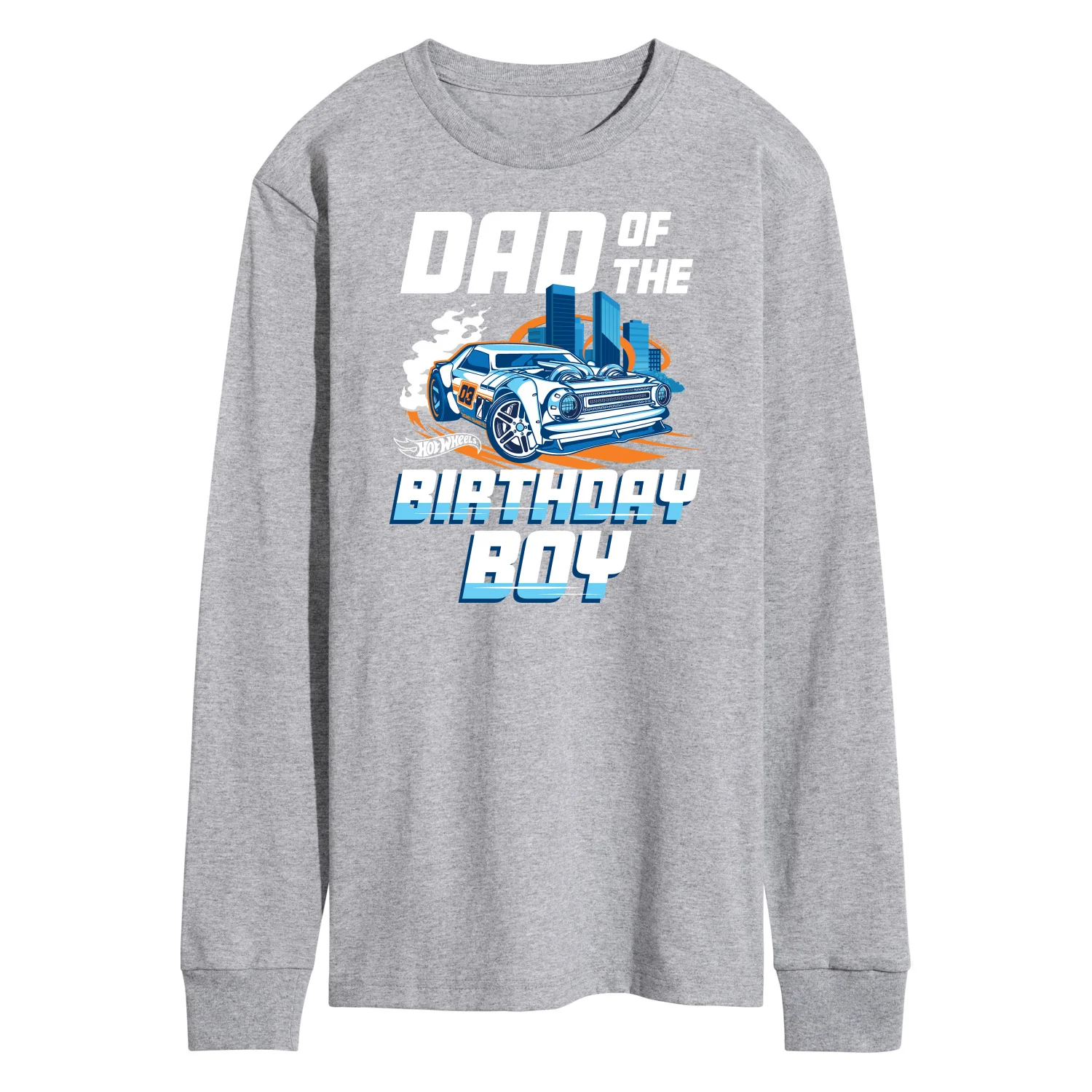 Hot Wheels - Dad Of Birthday Boy - Men's Long Sleeve T-Shirt - Image 2