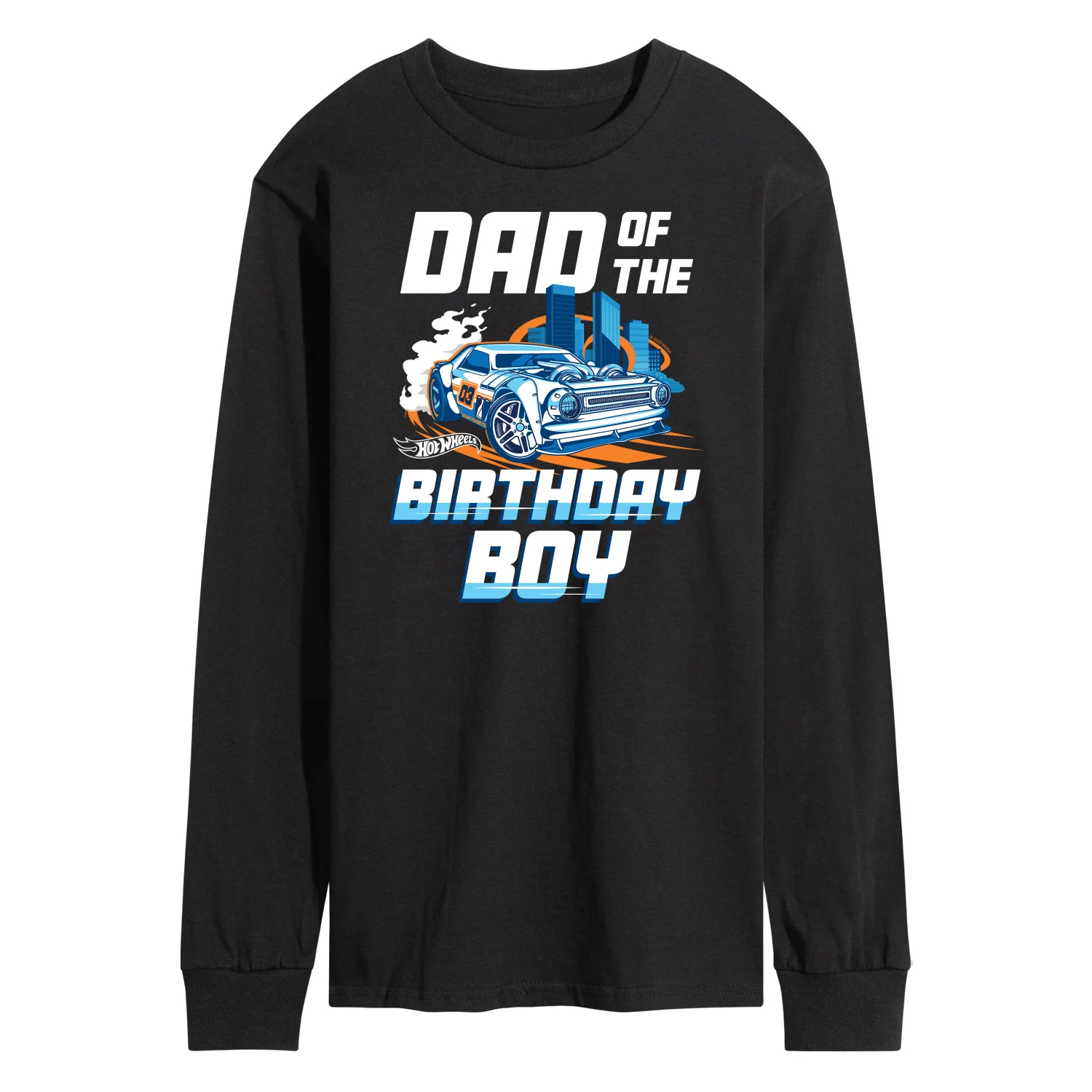 Hot Wheels - Dad Of Birthday Boy - Men's Long Sleeve T-Shirt - Image 3