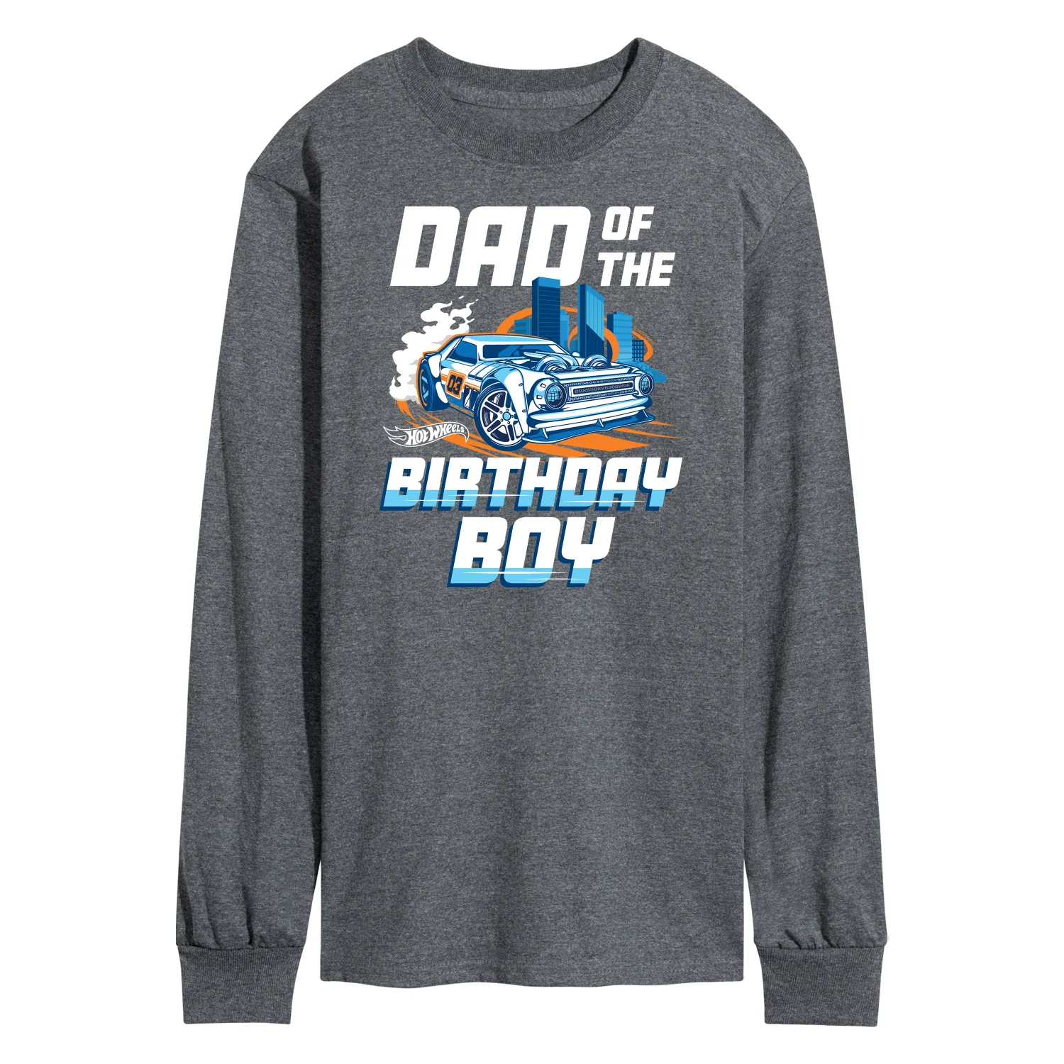 Hot Wheels - Dad Of Birthday Boy - Men's Long Sleeve T-Shirt - Image 4