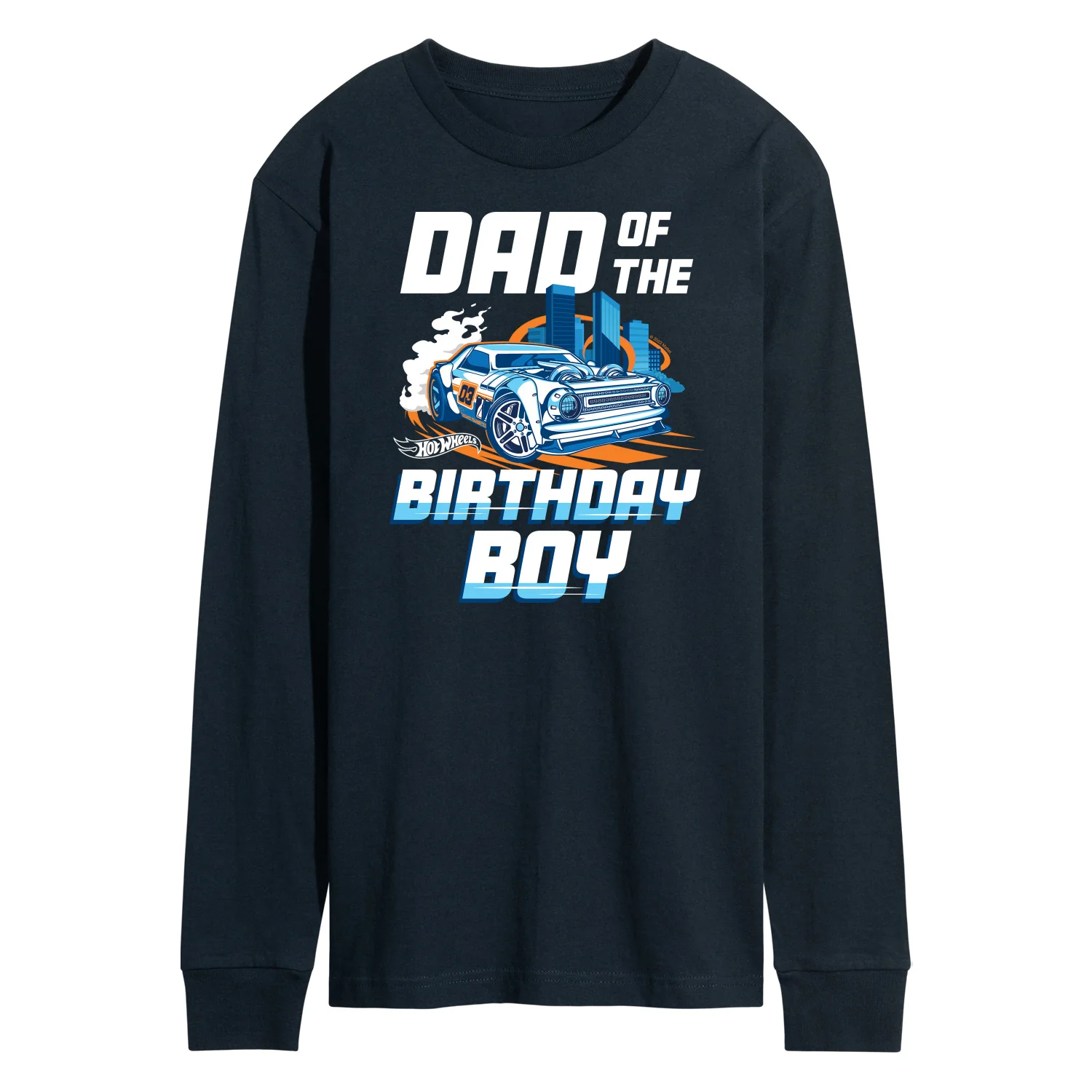 Hot Wheels - Dad Of Birthday Boy - Men's Long Sleeve T-Shirt - Image 5