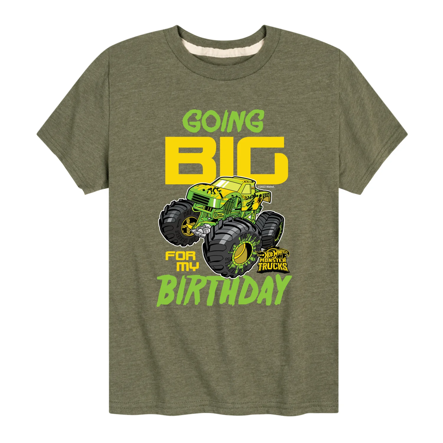 Hot Wheels - Going Big For My Birthday - Toddler And Youth Short Sleeve Graphic T-Shirt - Image 7