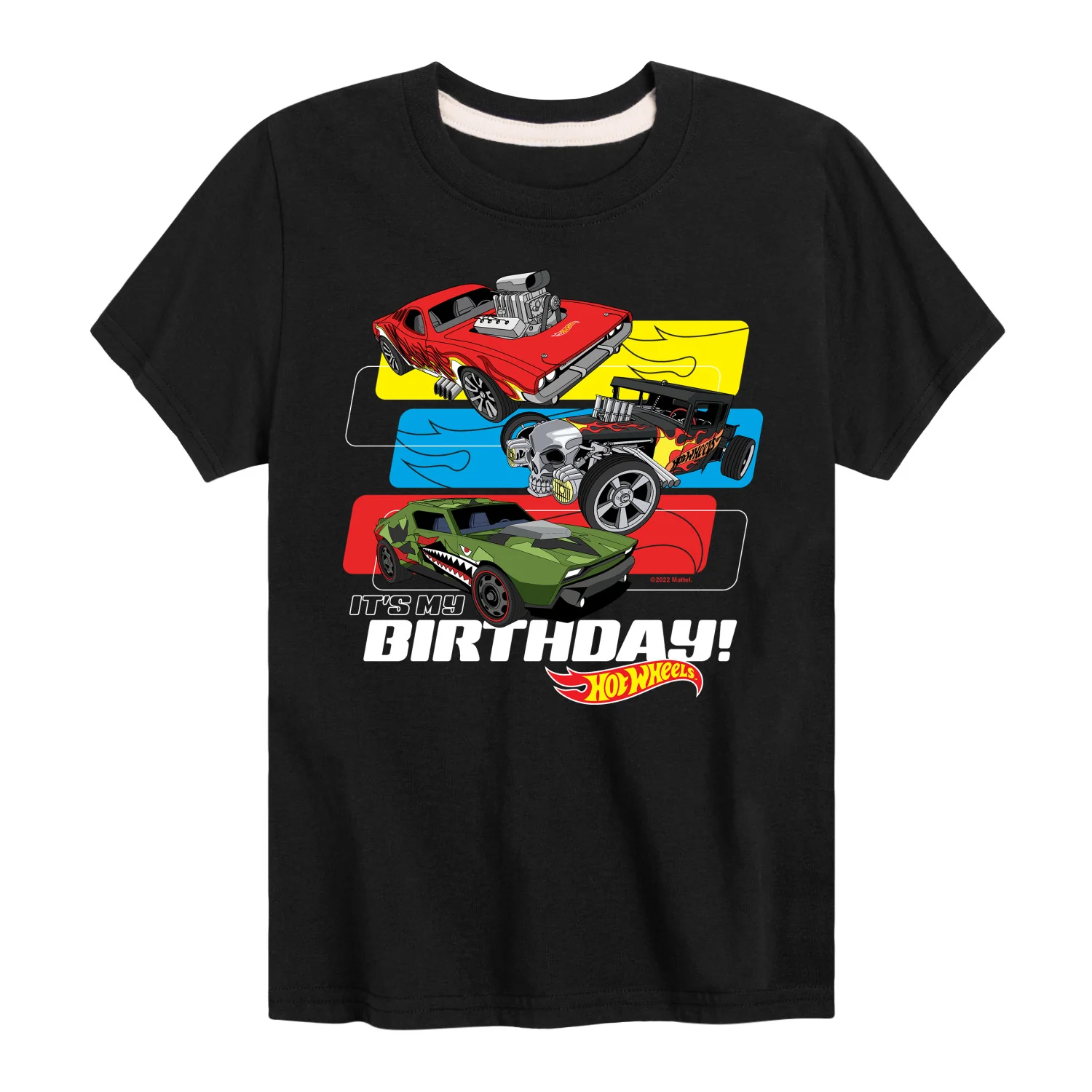 Hot Wheels - Its My Birthday - Toddler And Youth Short Sleeve Graphic T-Shirt