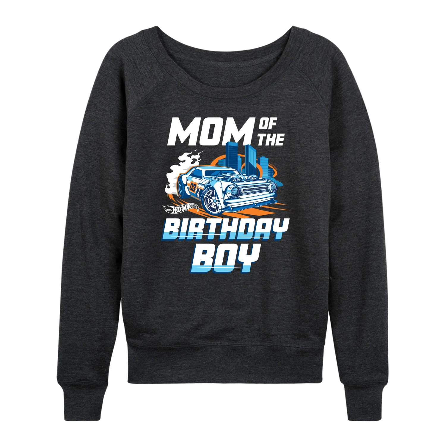 Hot Wheels - Mom Of Birthday Boy - Women's Lightweight French Terry Long Sleeve Shirt - Image 3