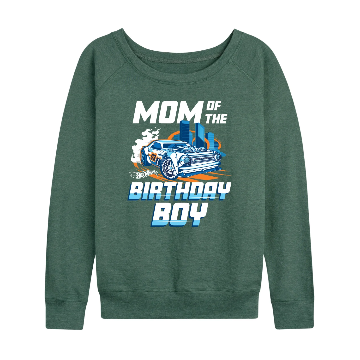 Hot Wheels - Mom Of Birthday Boy - Women's Lightweight French Terry Long Sleeve Shirt - Image 4