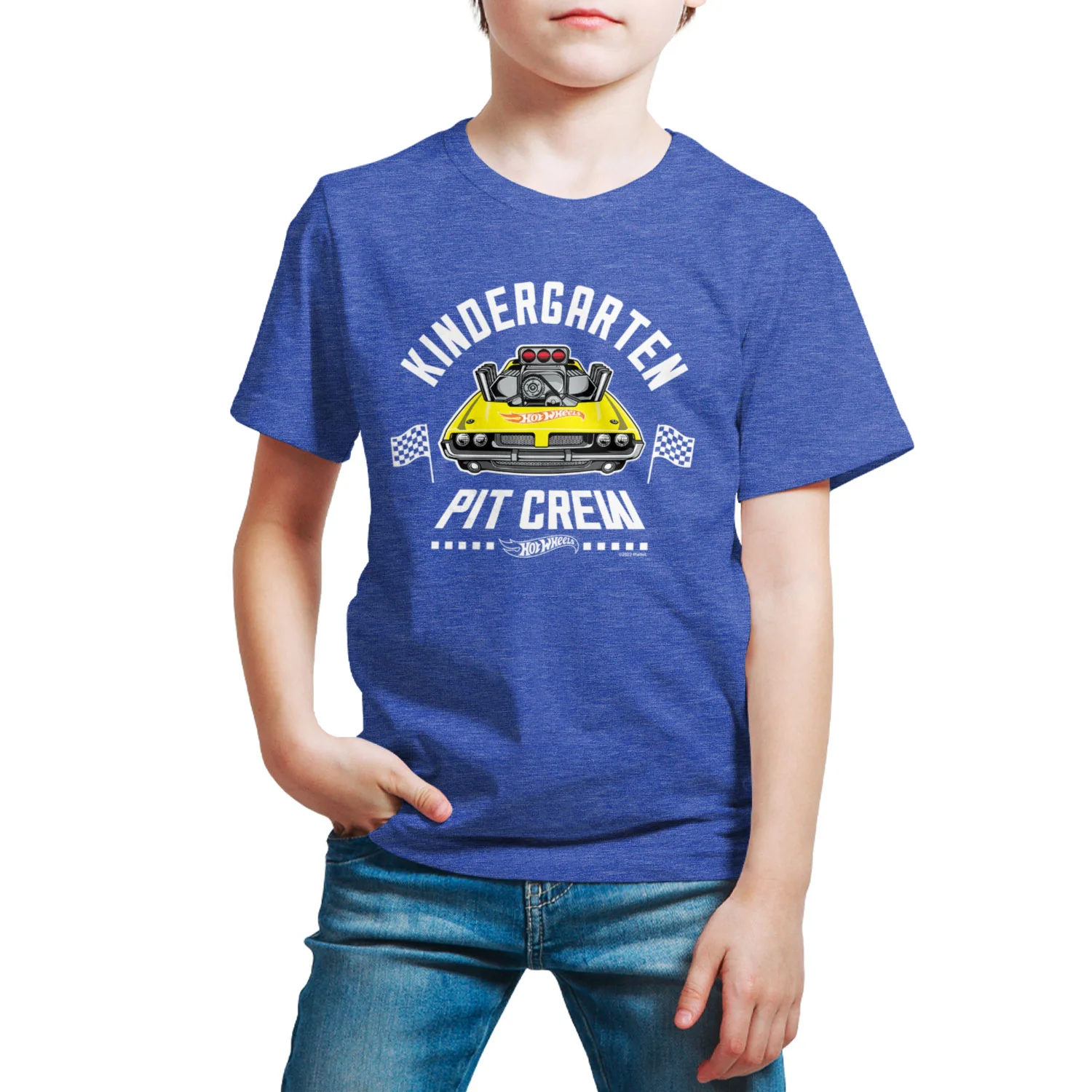 Hot Wheels - Pit Crew Kindergarten - Youth Short Sleeve Graphic T-Shirt - Image 10
