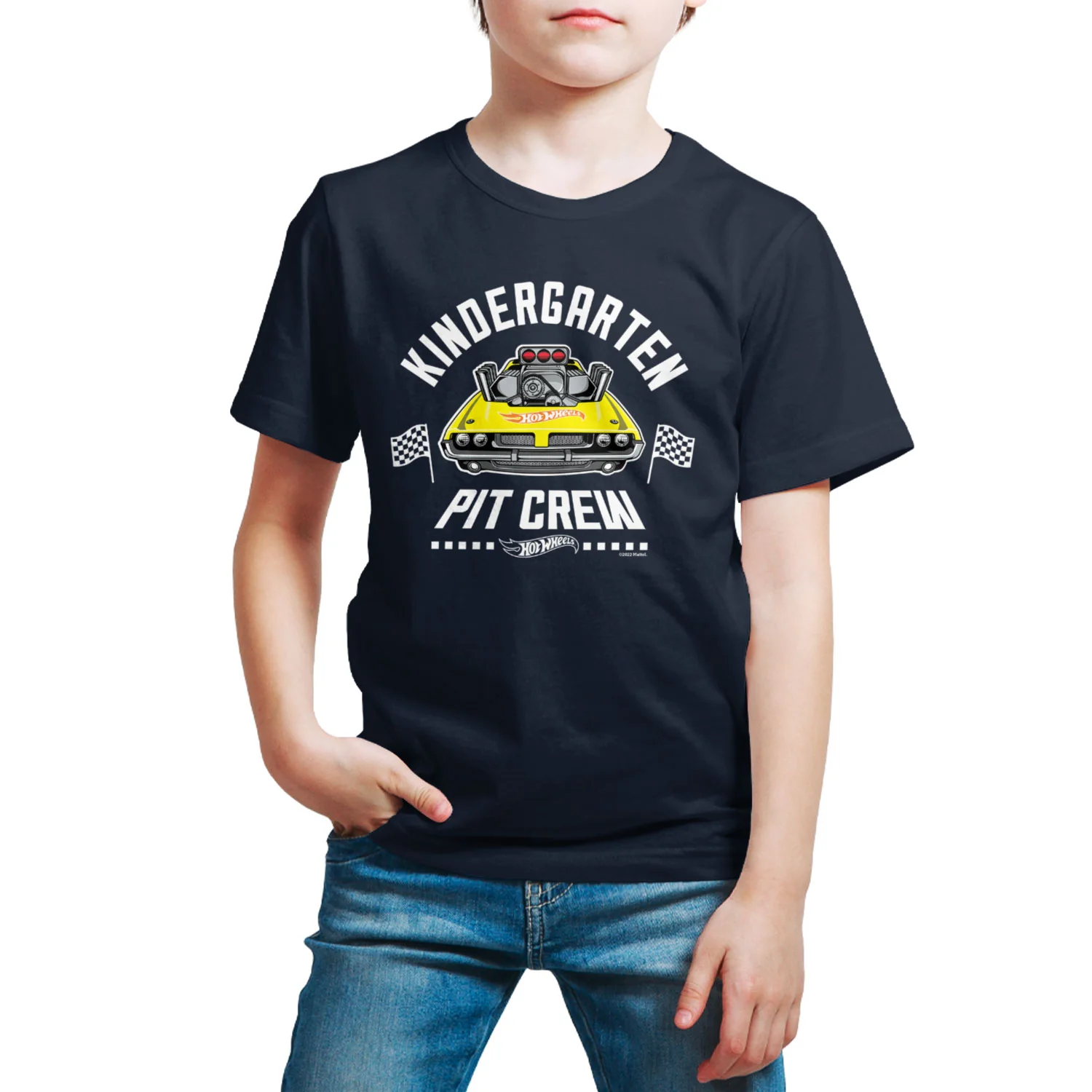 Hot Wheels - Pit Crew Kindergarten - Youth Short Sleeve Graphic T-Shirt - Image 9