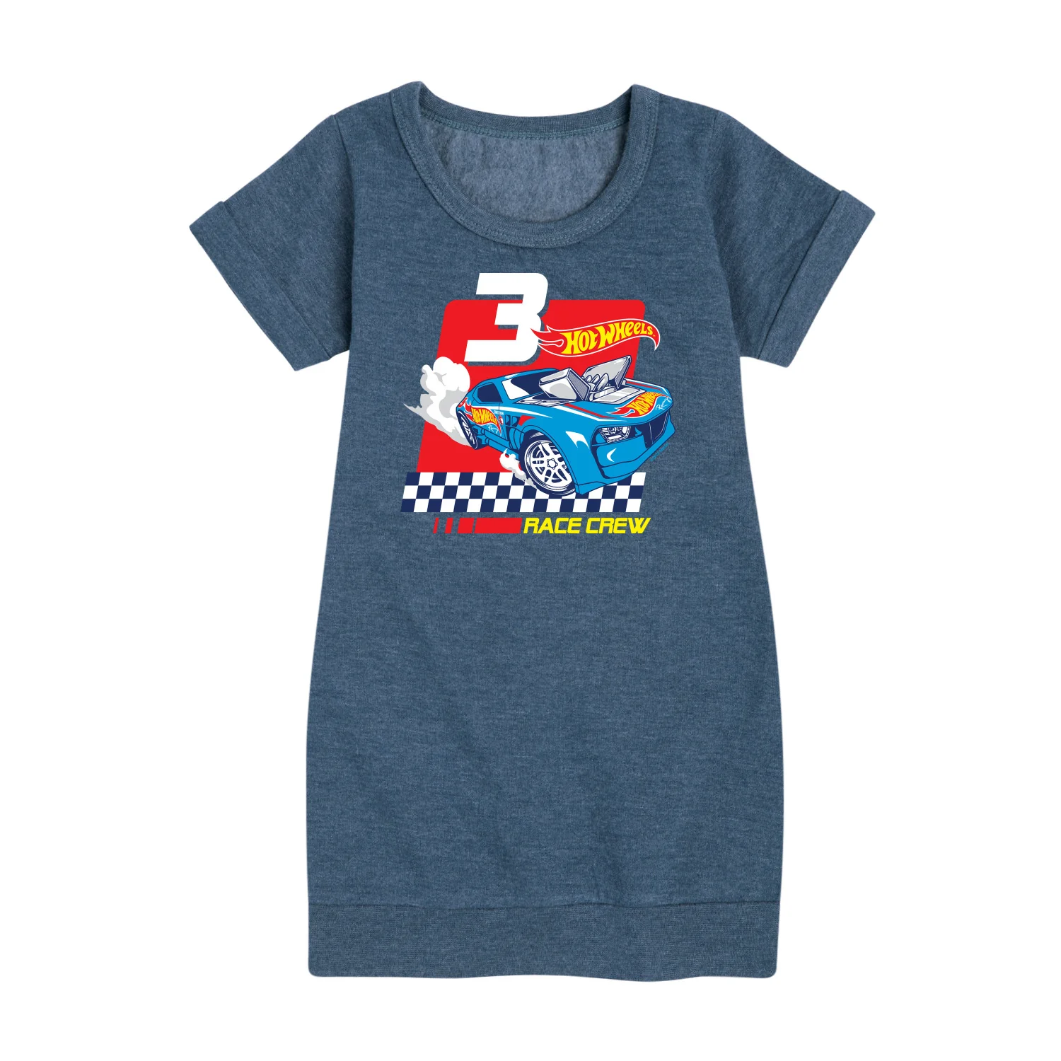 Hot Wheels - Race Crew 3 Yrs - Toddler And Youth Girls Fleece Dress - Image 4
