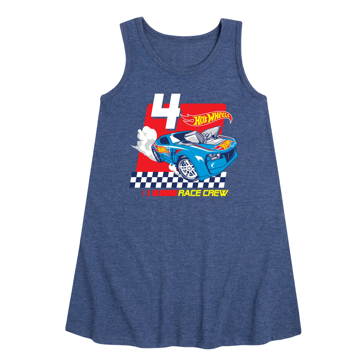 Hot Wheels - Race Crew 4 Yrs - Toddler And Youth Girls A-line Dress - Image 2