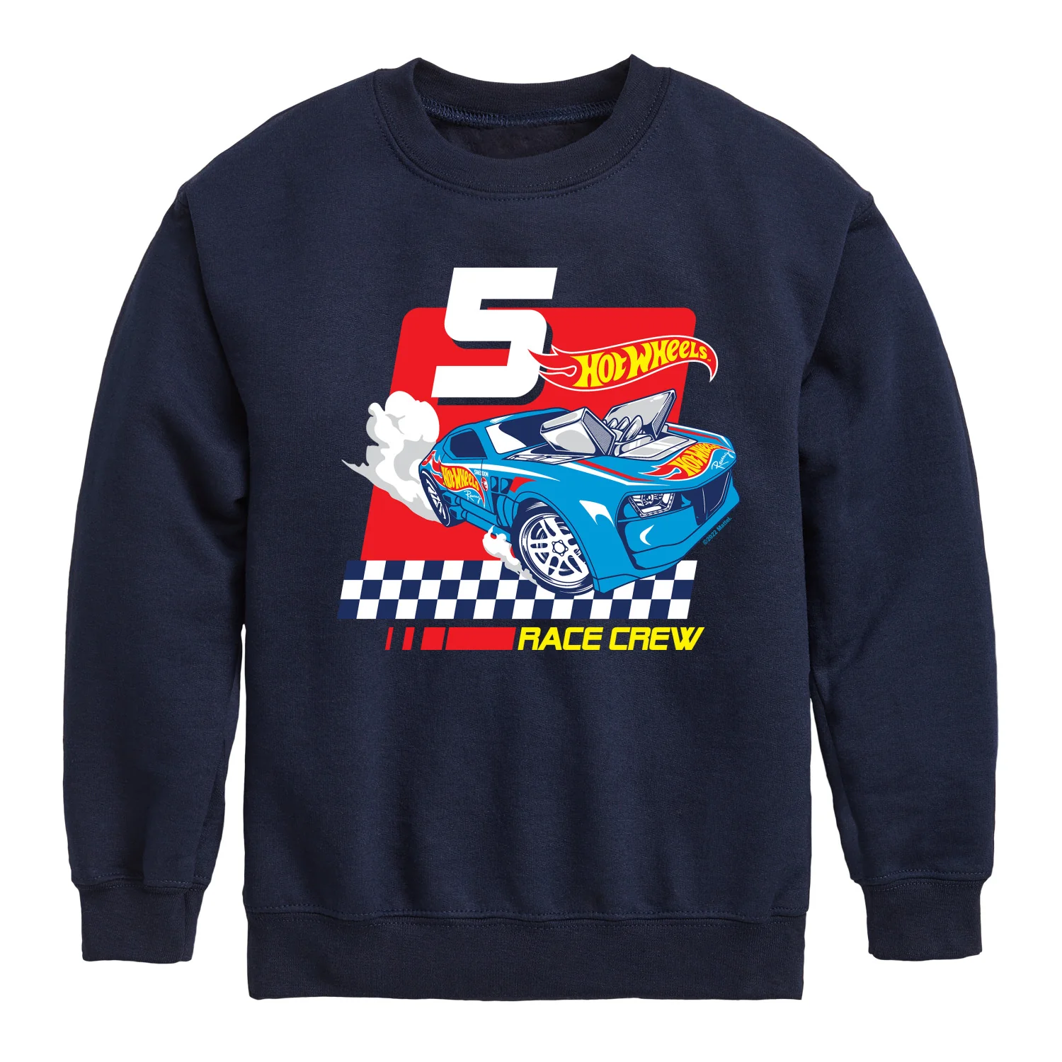 Hot Wheels - Race Crew 5 Yrs - Toddler And Youth Crewneck Fleece Sweatshirt - Image 3