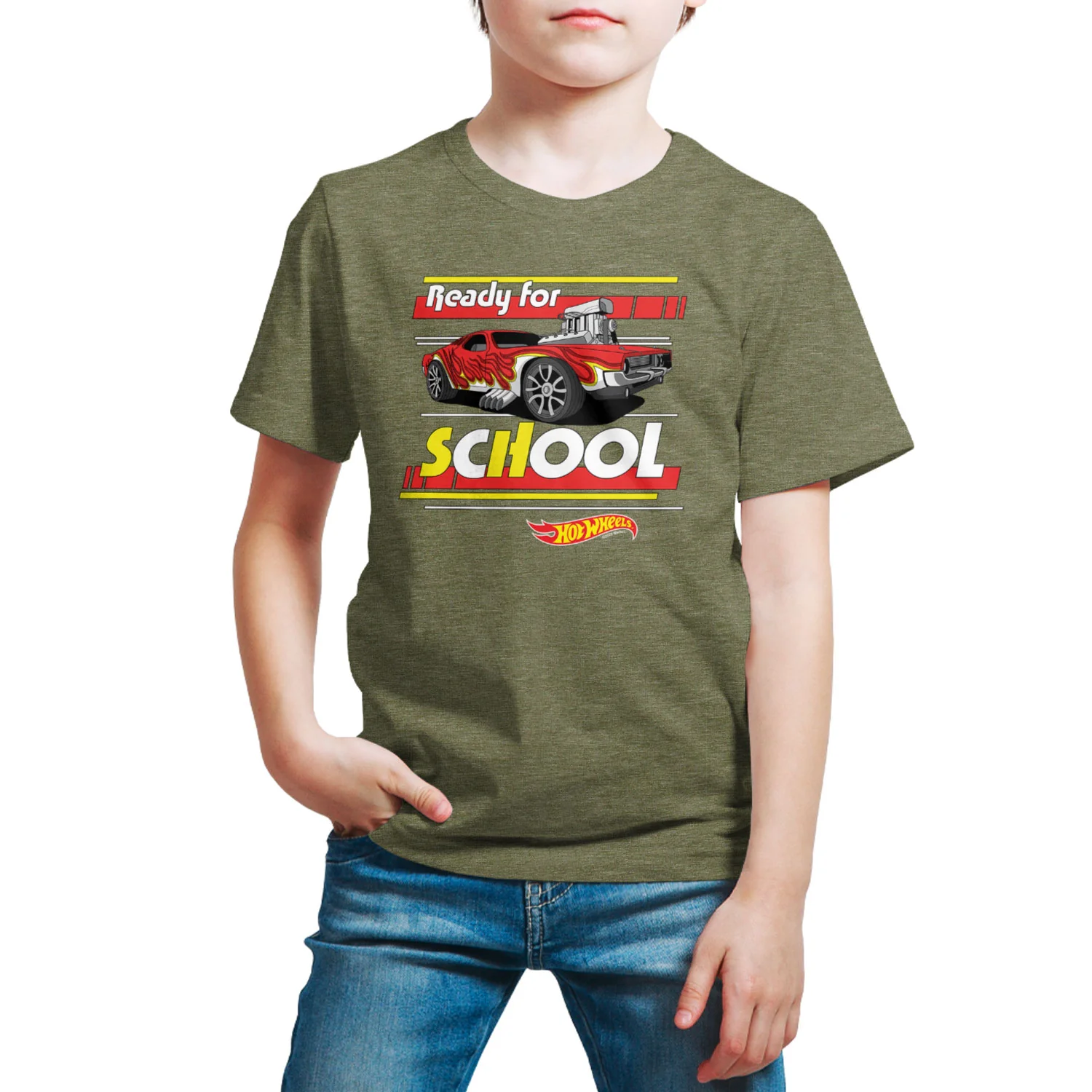 Hot Wheels - Ready For School - Youth Short Sleeve Graphic T-Shirt - Image 4