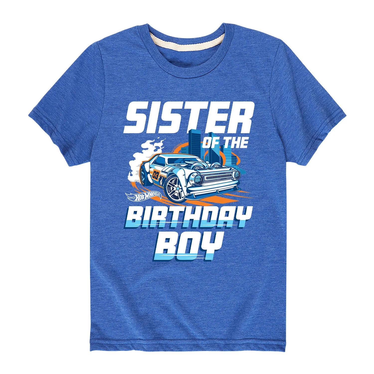 Hot Wheels - Sister Of Birthday Boy - Toddler And Youth Short Sleeve Graphic T-Shirt - Image 10