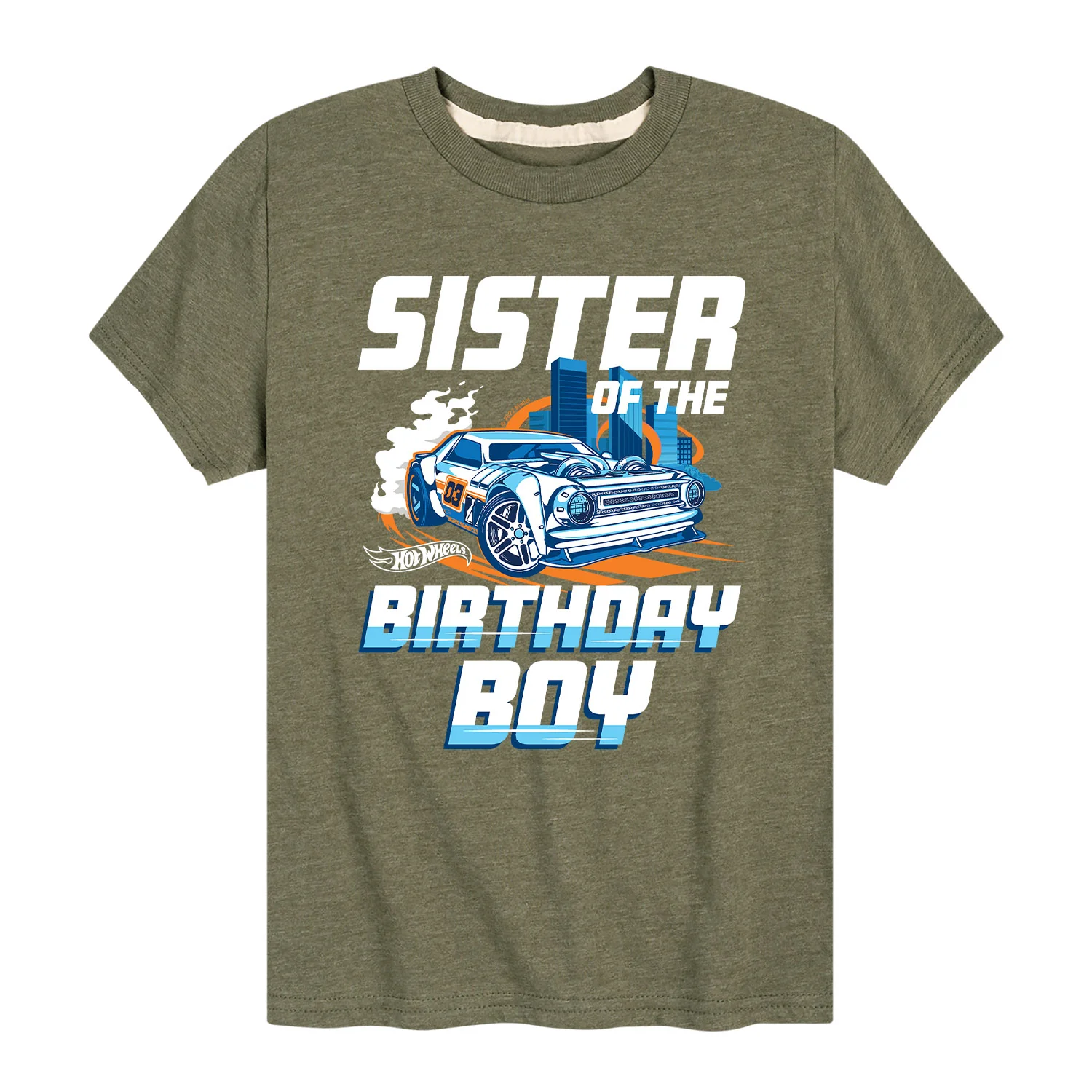 Hot Wheels - Sister Of Birthday Boy - Toddler And Youth Short Sleeve Graphic T-Shirt - Image 6