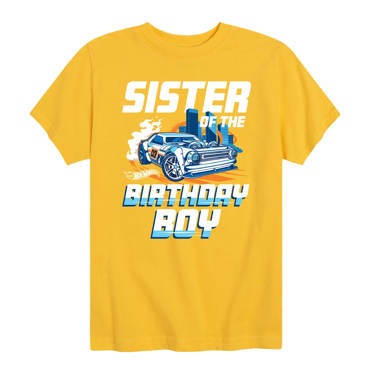 Hot Wheels - Sister Of Birthday Boy - Toddler And Youth Short Sleeve Graphic T-Shirt - Image 9