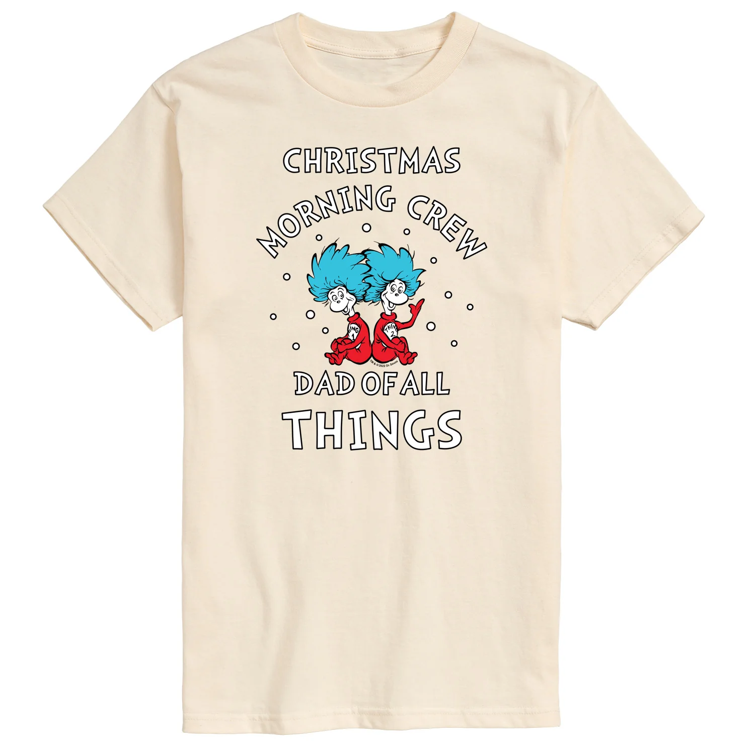 The Cat in the Hat - Christmas Morning Crew Dad - Men's Short Sleeve Graphic T-Shirt - Image 3