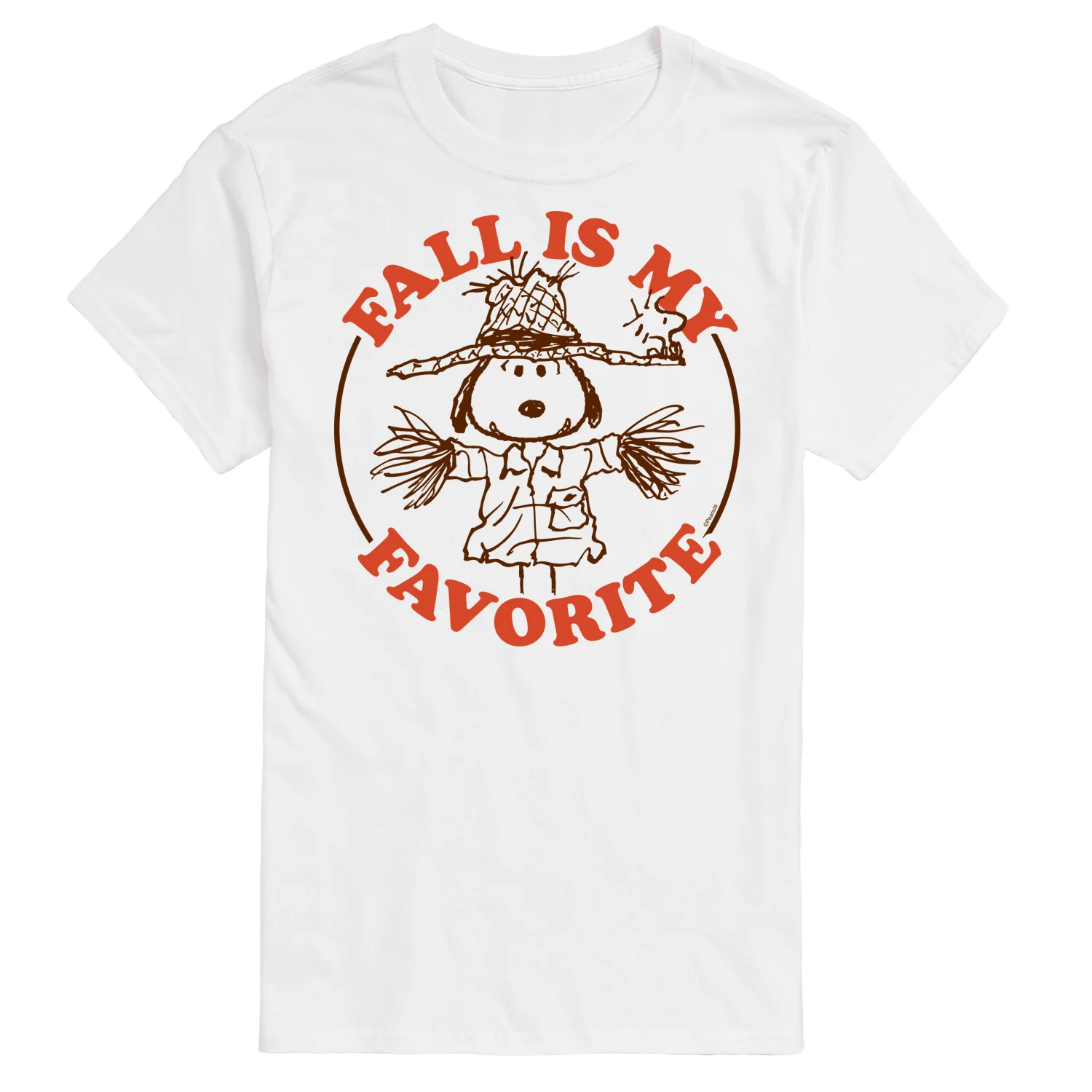 Peanuts - Fall Is My Favorite - Men's Short Sleeve Graphic T-Shirt