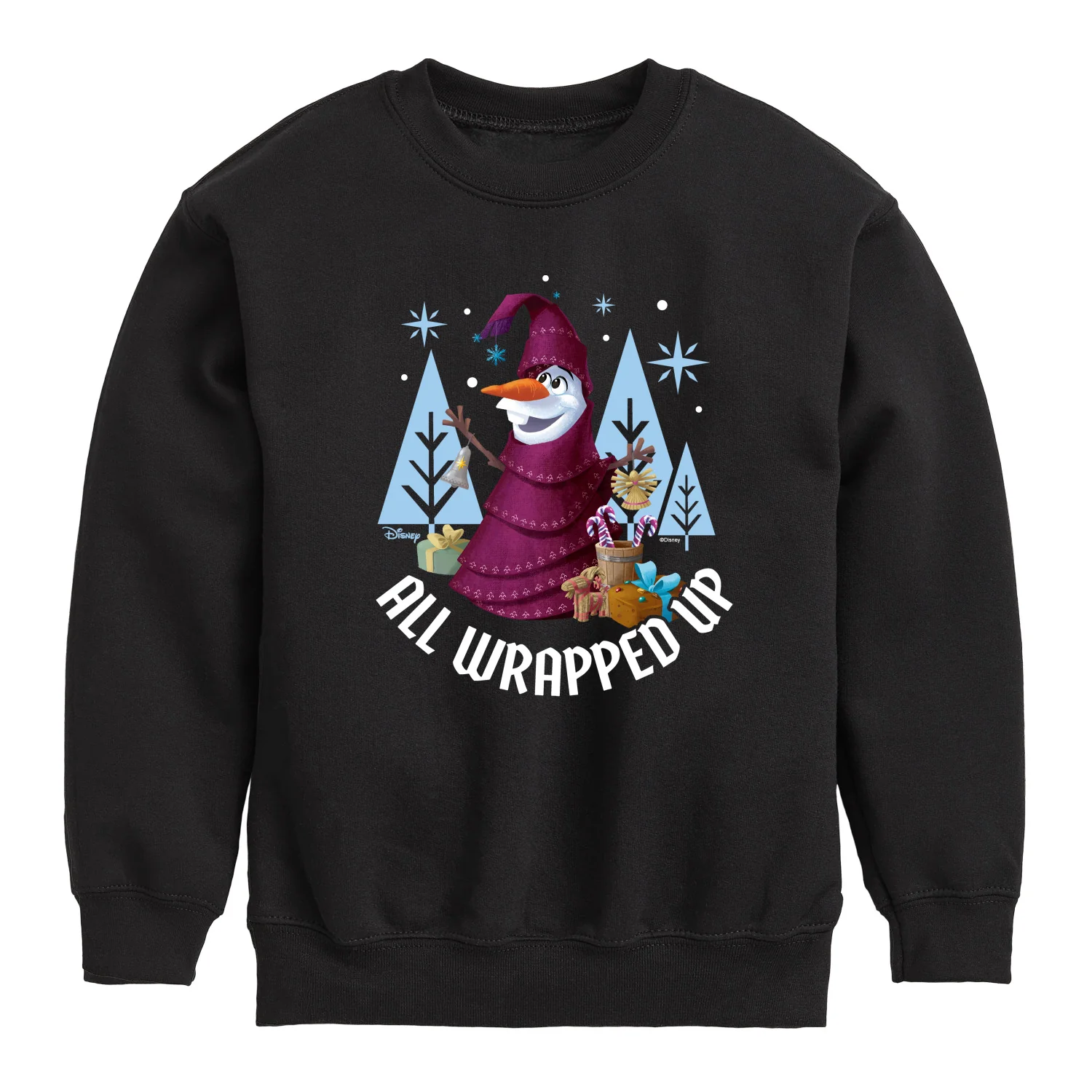Frozen 2 - All Wrapped Up - Toddler And Youth Crewneck Fleece Sweatshirt