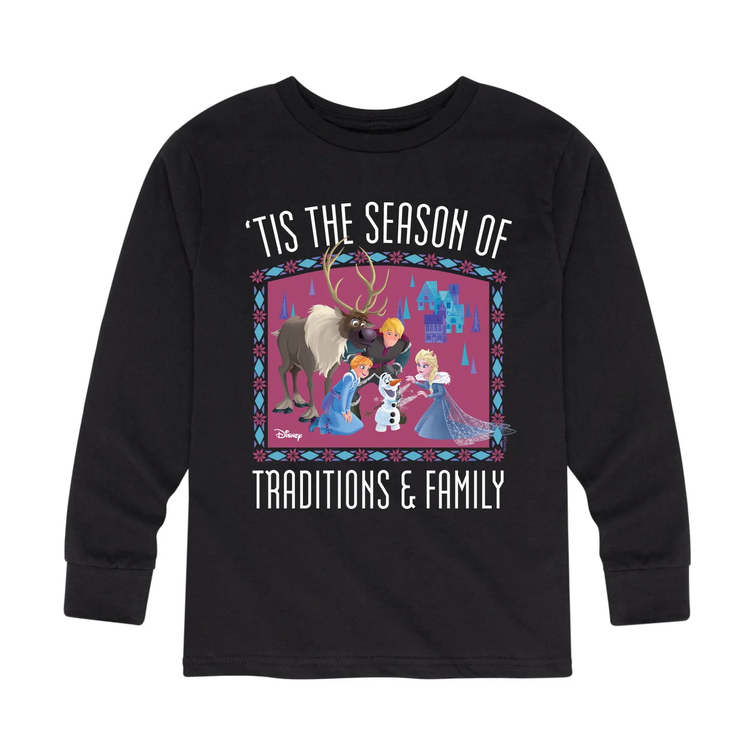 Frozen 2 - Tis The Season - Toddler And Youth Long Sleeve Graphic T-Shirt - Image 2