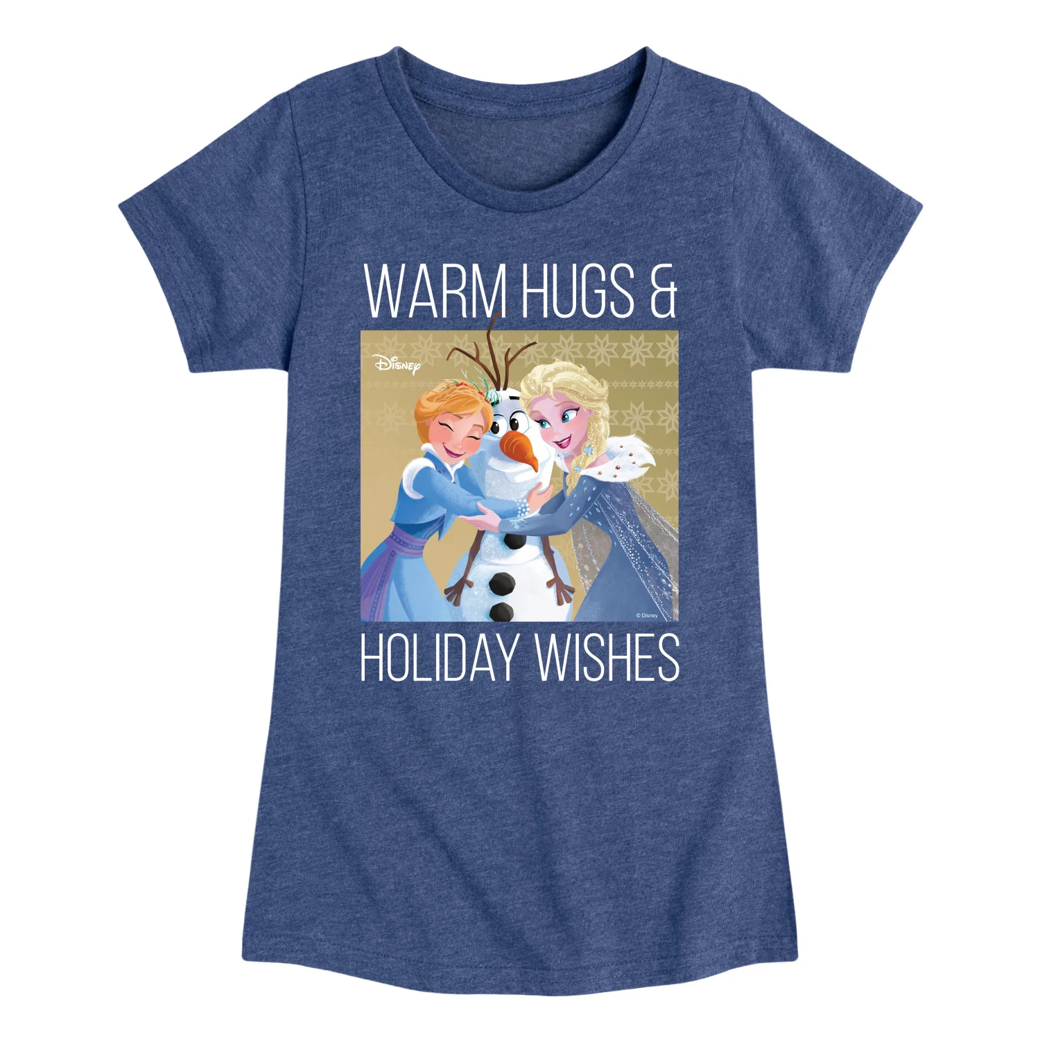 Frozen 2 -Warm Hugs Holiday Wishes - Toddler And Youth Girls Short Sleeve Graphic T-Shirt - Image 5