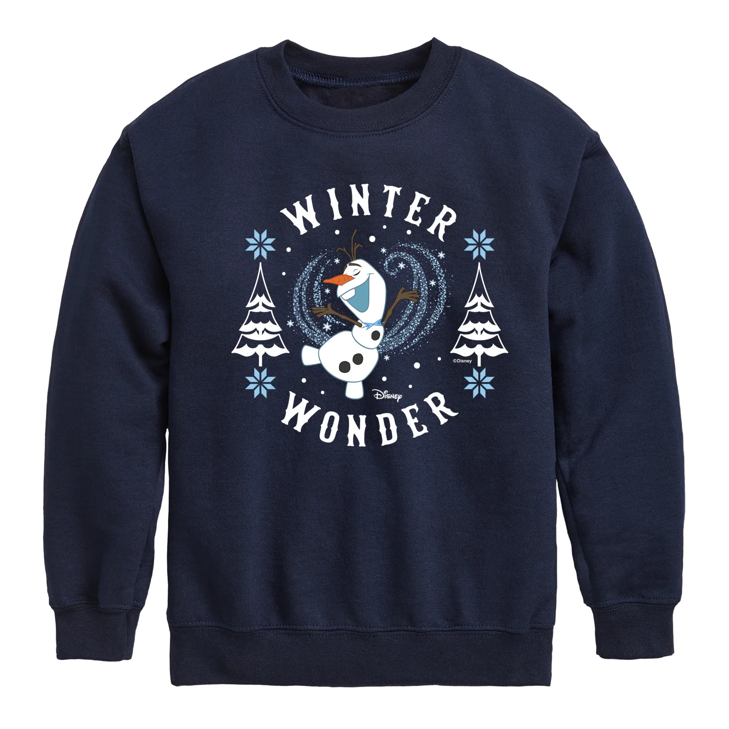 Frozen 2 - Winter Wonder - Toddler And Youth Crewneck Fleece Sweatshirt - Image 2