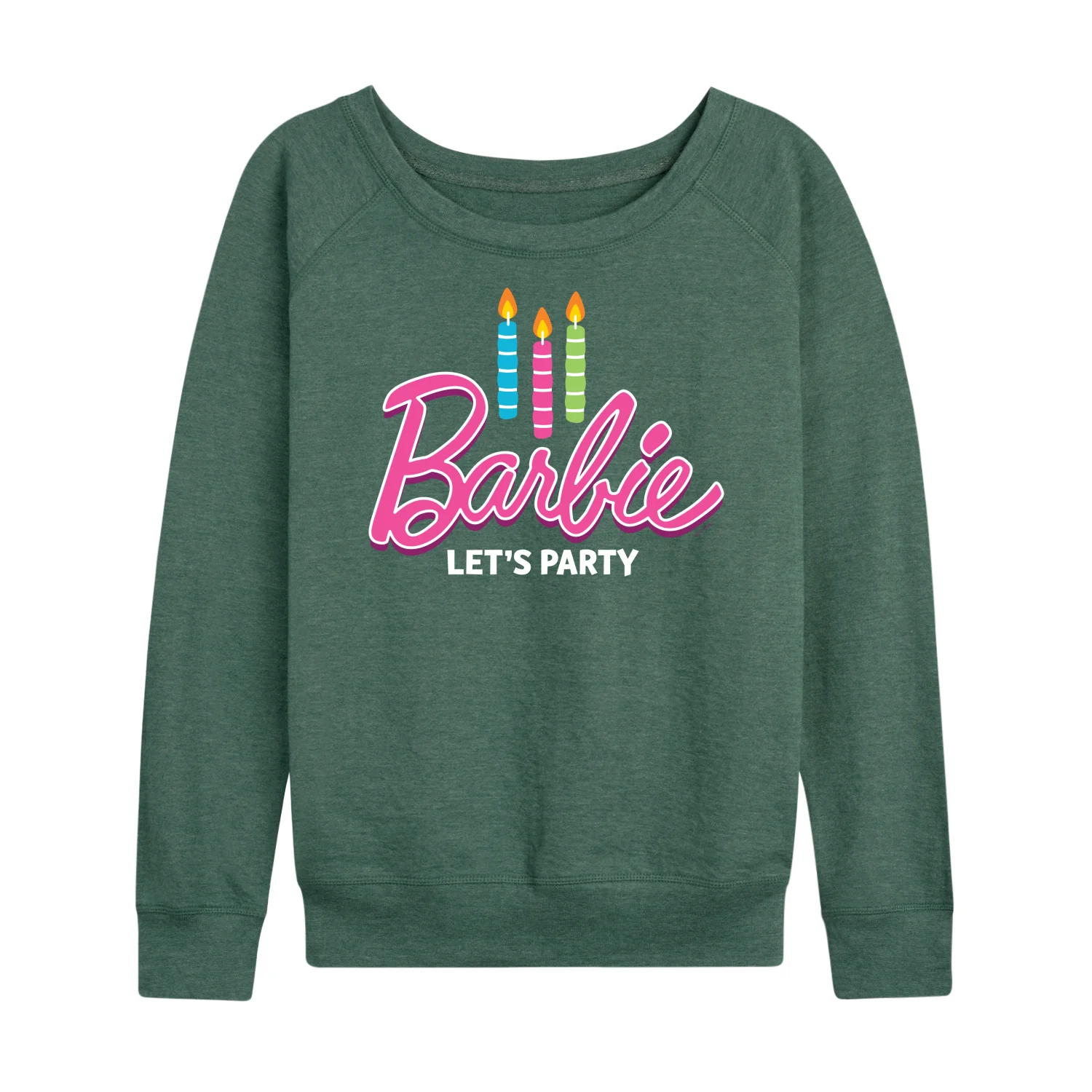 Barbie - Let's Party - Women's Lightweight French Terry Long Sleeve Shirt - Image 3