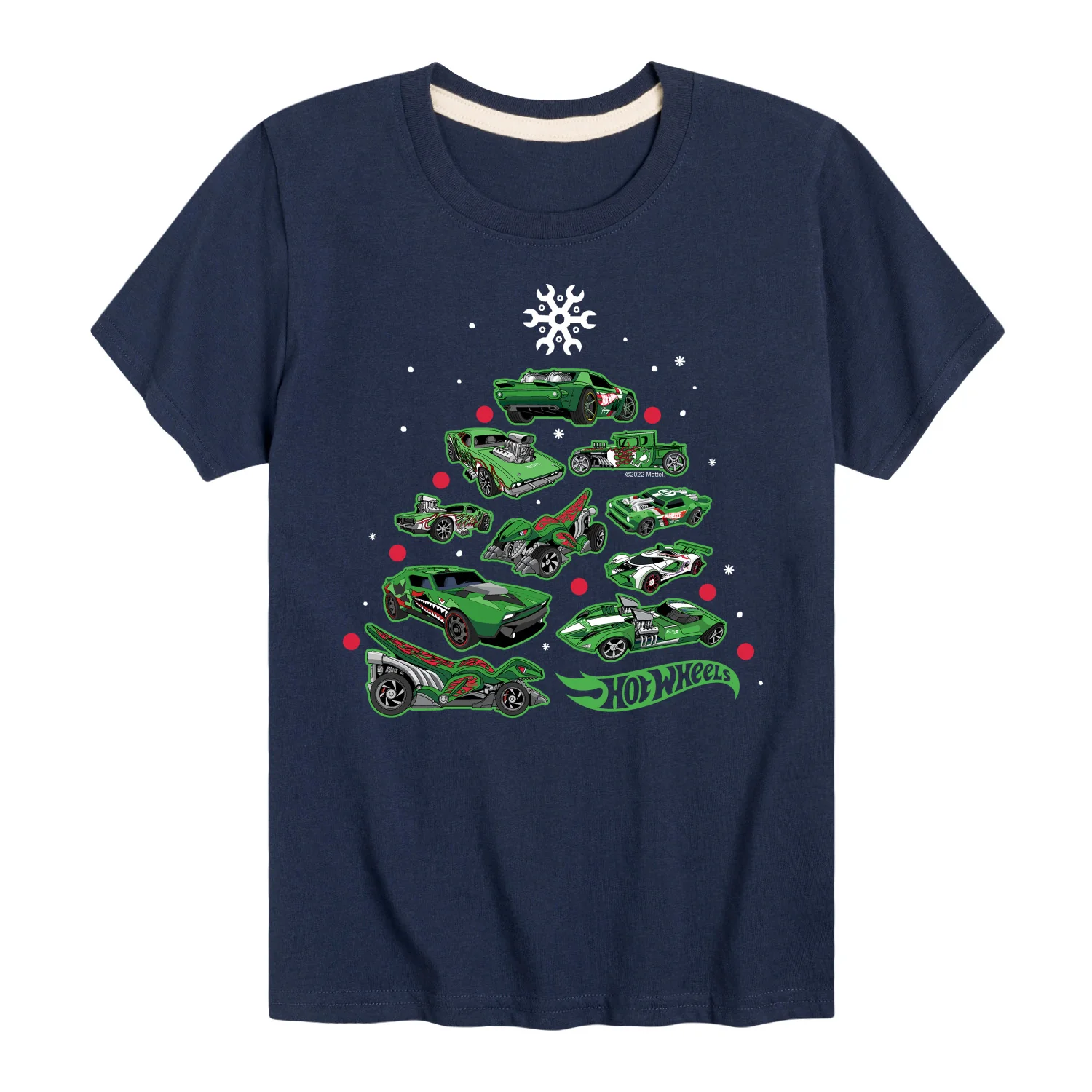 Hot Wheels - Car Tree - Toddler & Youth Short Sleeve Graphic T-Shirt - Image 2