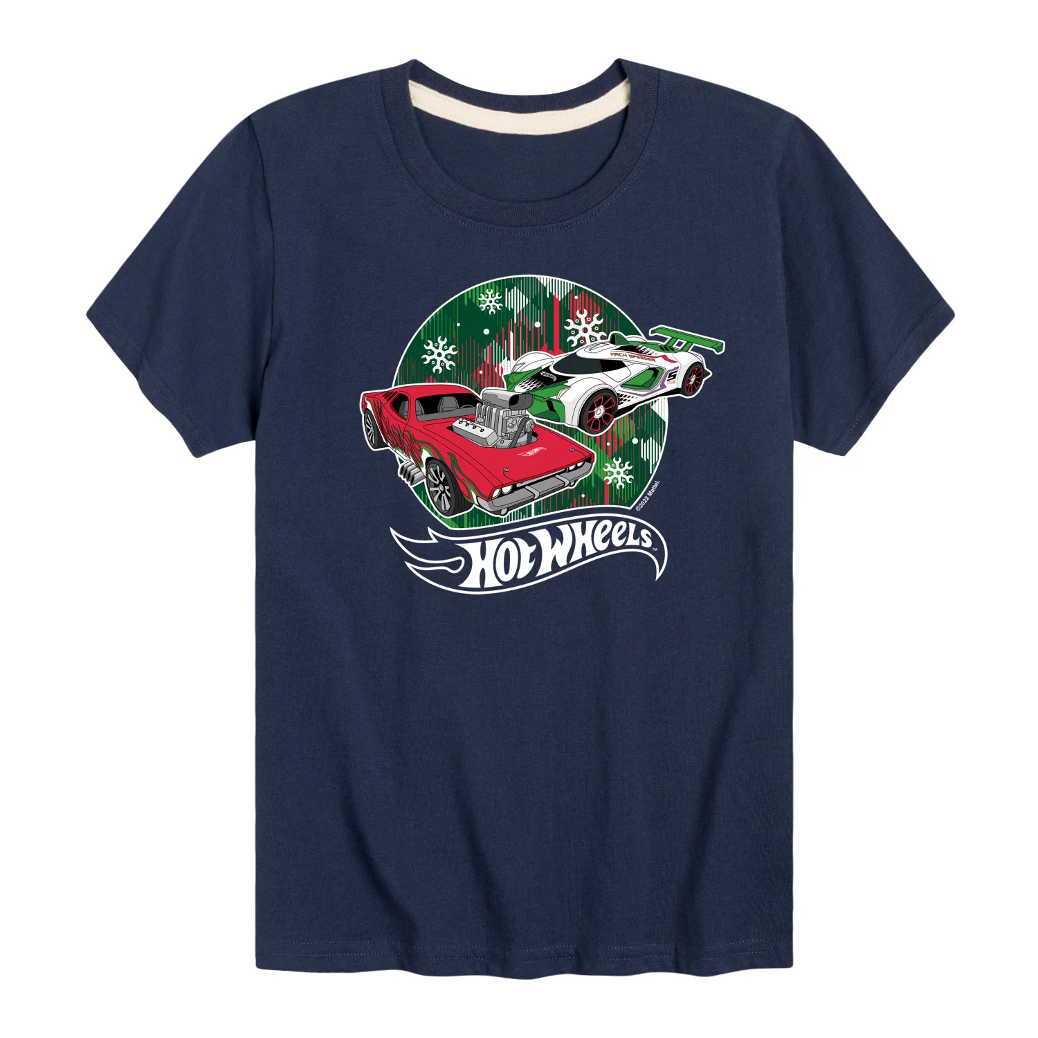 Hot Wheels - Christmas - Toddler & Youth Short Sleeve Graphic T-Shirt - Image 3