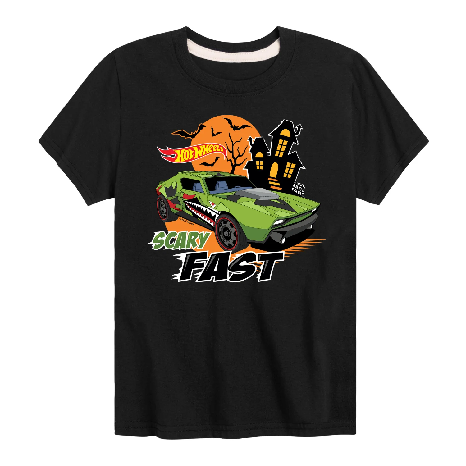 Hot Wheels - Halloween - Scary Fast - Toddler & Youth Short Sleeve Graphic T-Shirt