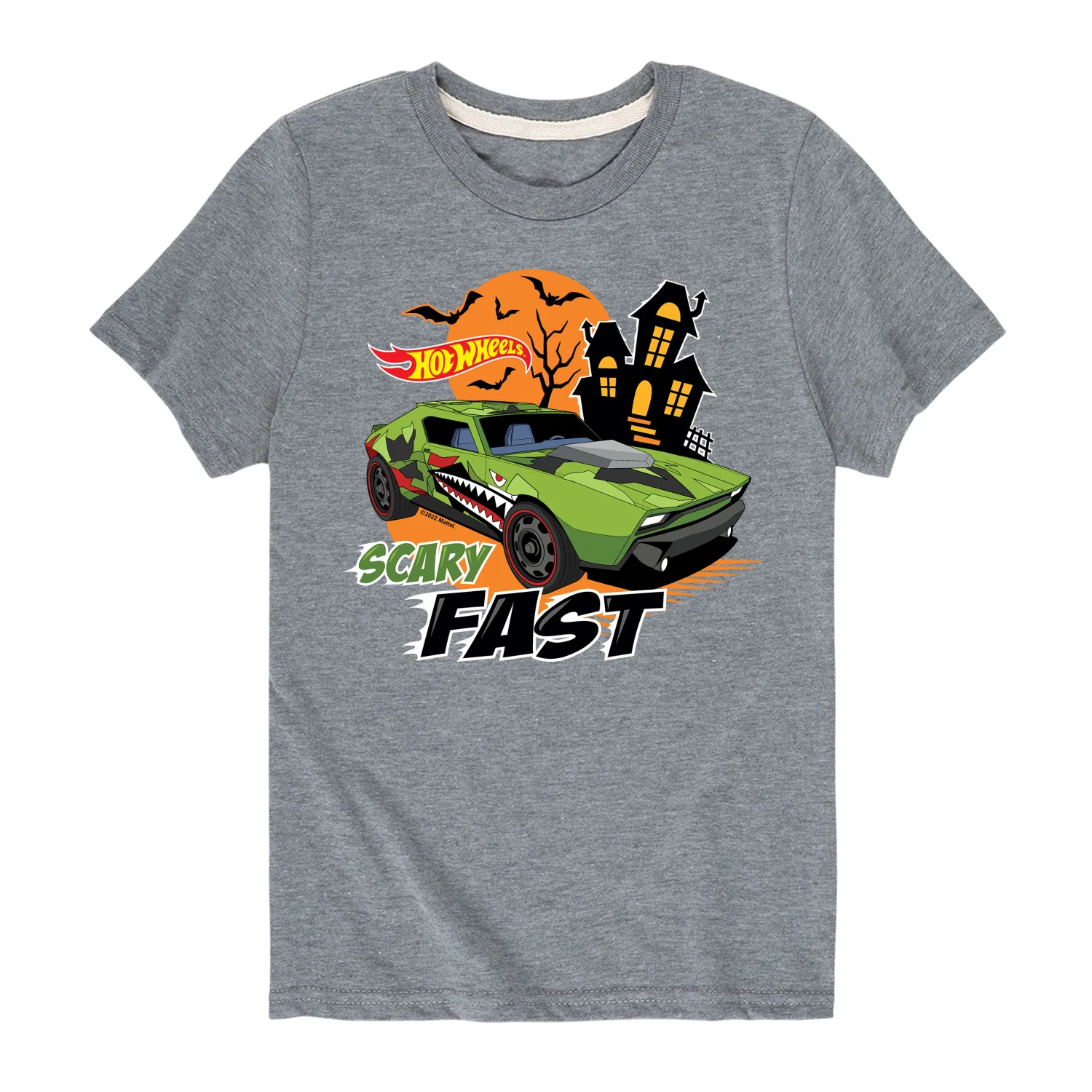 Hot Wheels - Halloween - Scary Fast - Toddler & Youth Short Sleeve Graphic T-Shirt - Image 3