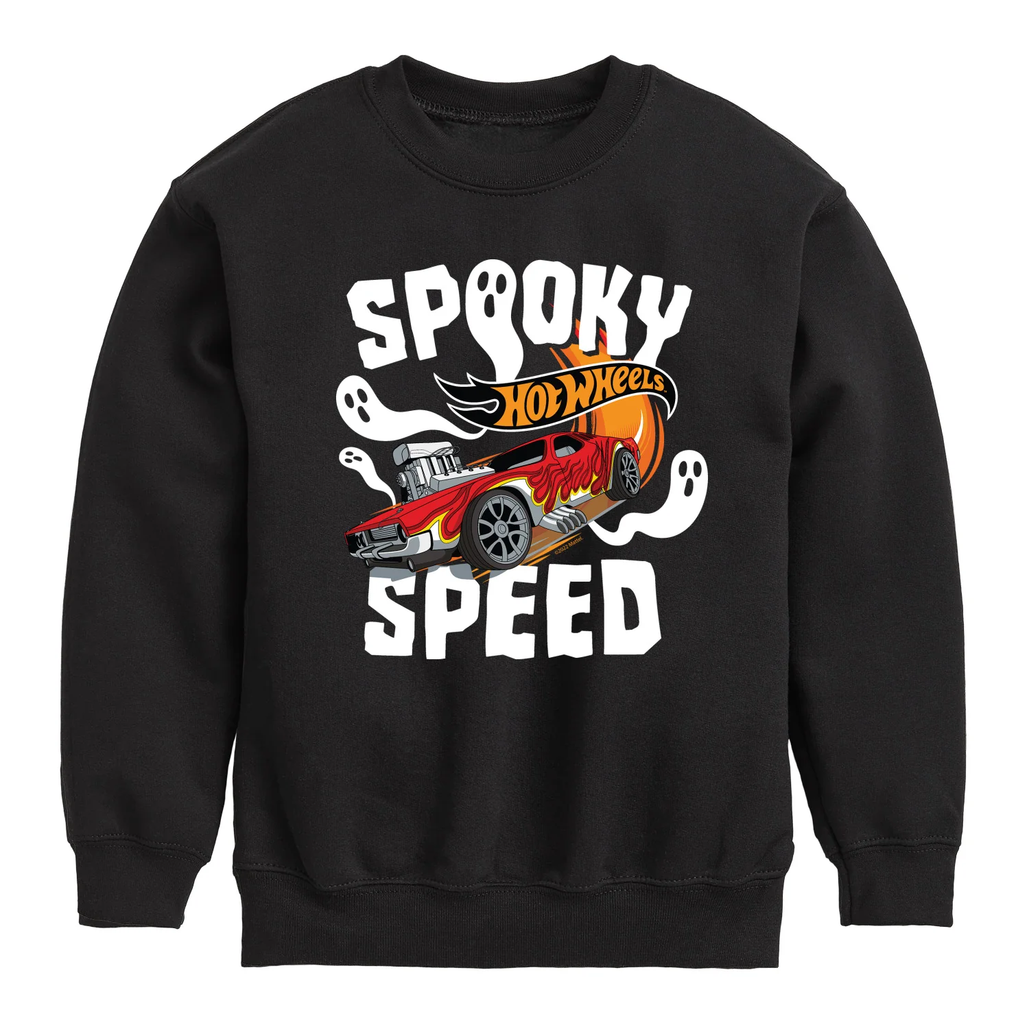 Hot Wheels - Halloween - Spooky Speed - Toddler & Youth Crewneck Fleece Sweatshirt
