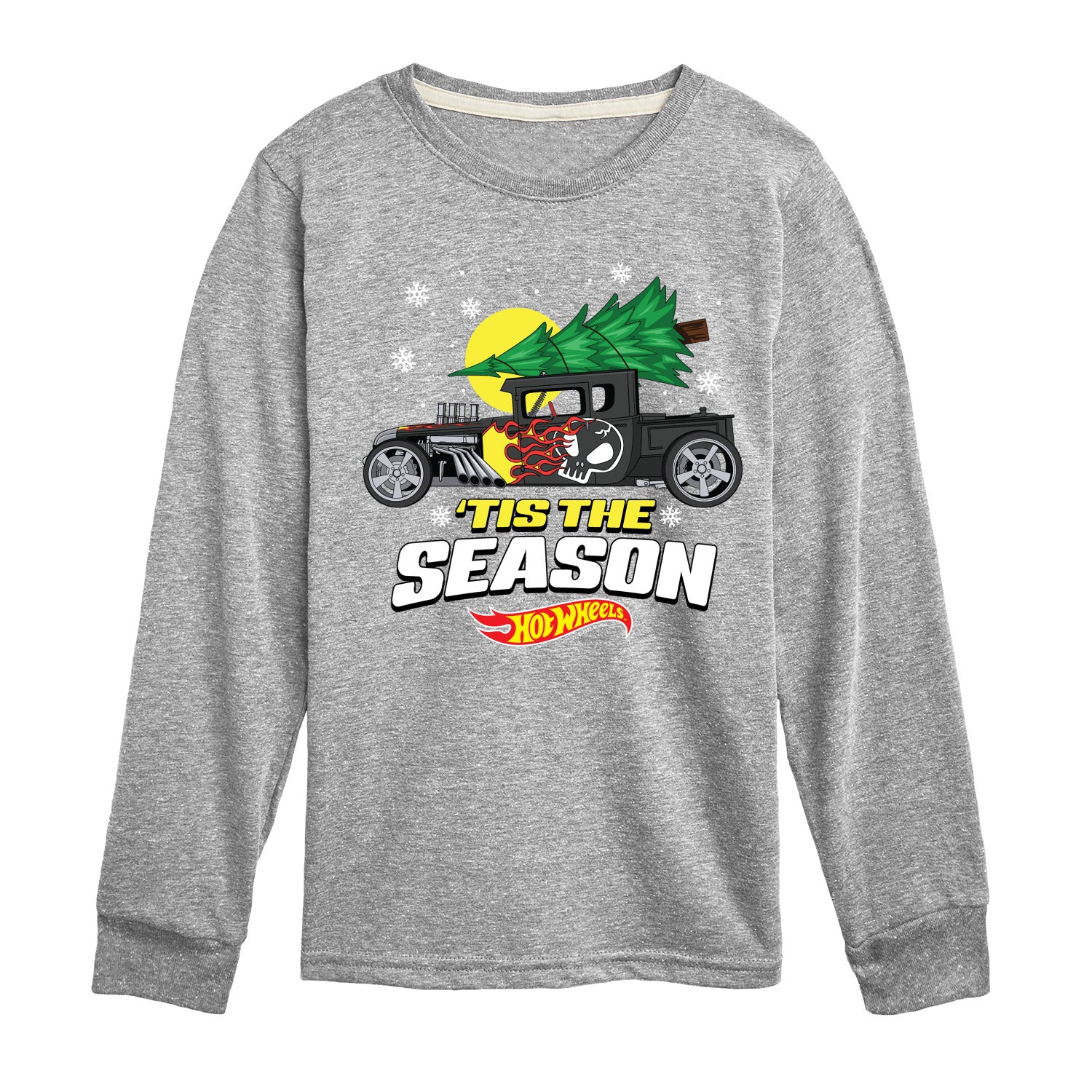 Hot Wheels - Tis The Season - Toddler & Youth Long Sleeve Graphic T-Shirt