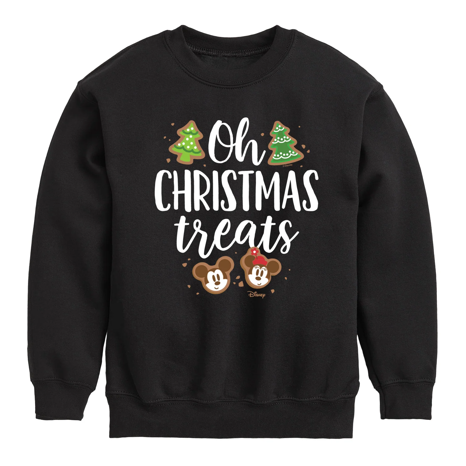 Disney - Mickey and Minnie Oh Christmas Treats - Toddler & Youth Crewneck Fleece Sweatshirt - Image 2