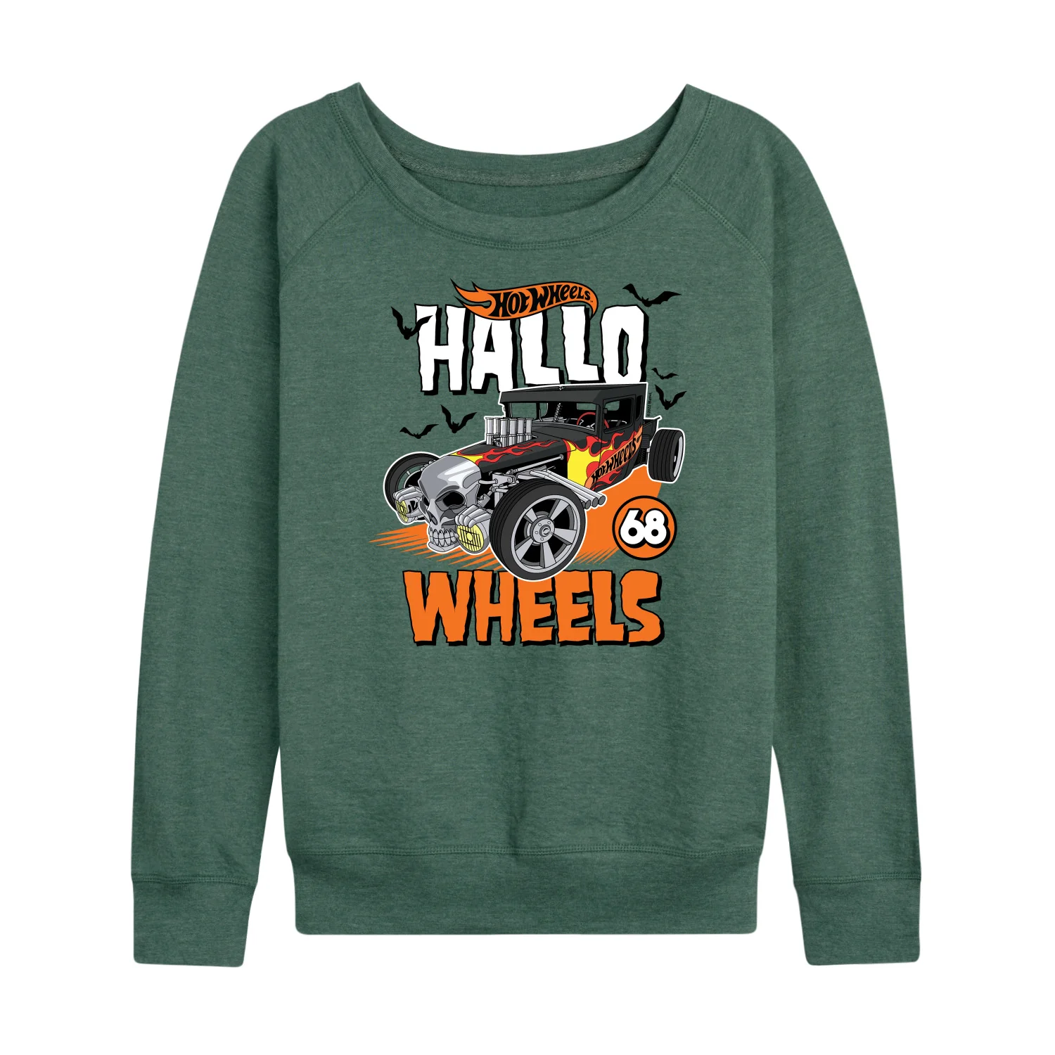 Hot Wheels - Halloween - Hallo Wheels - Women's Lightweight French Terry Long Sleeve Shirt - Image 2