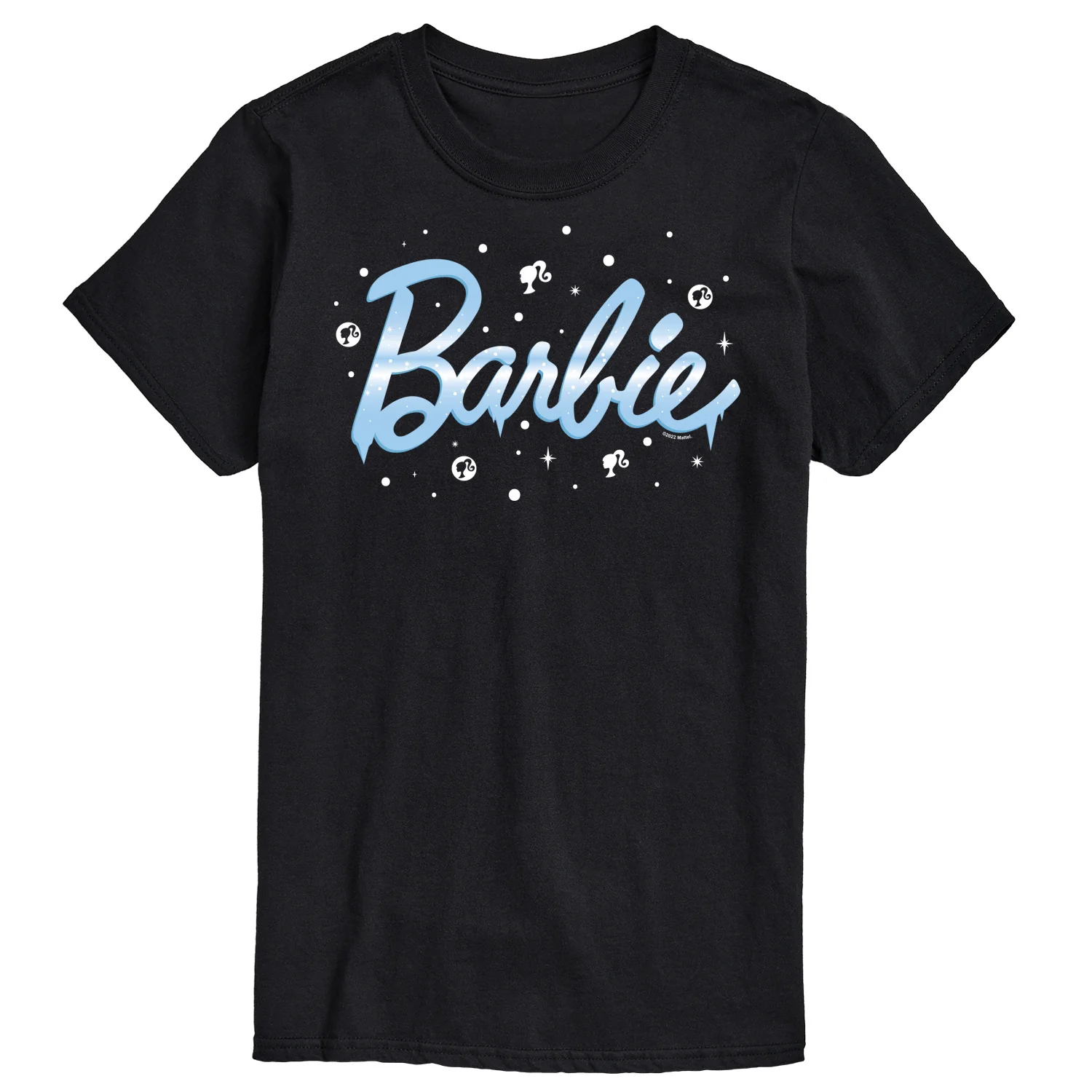 Barbie - Icy Logo - Winter - Men's Short Sleeve Graphic T-Shirt - Image 2