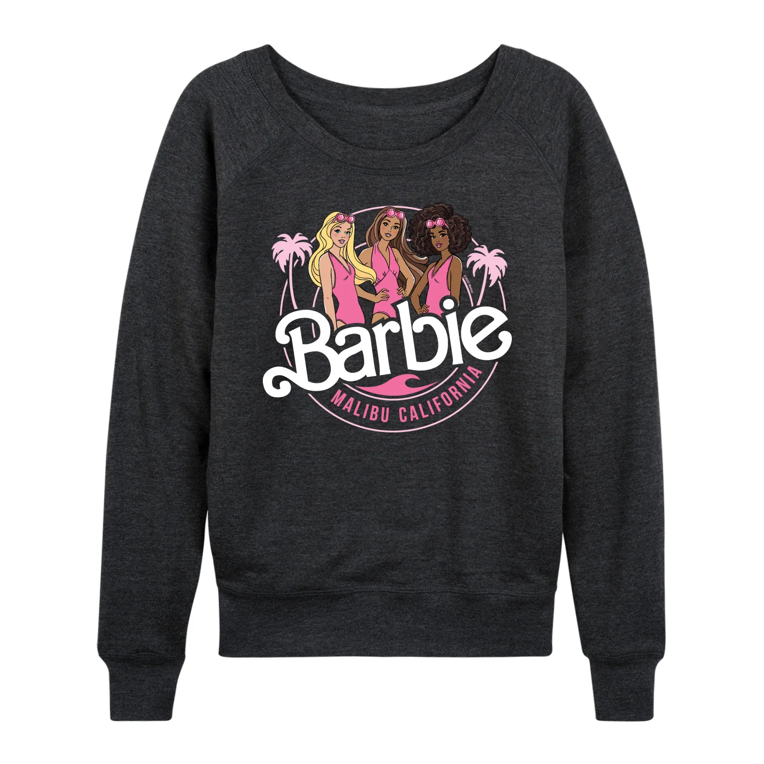 Barbie - Malibu California - Beach Buddies - Women's Lightweight French Terry Long Sleeve Shirt - Image 2