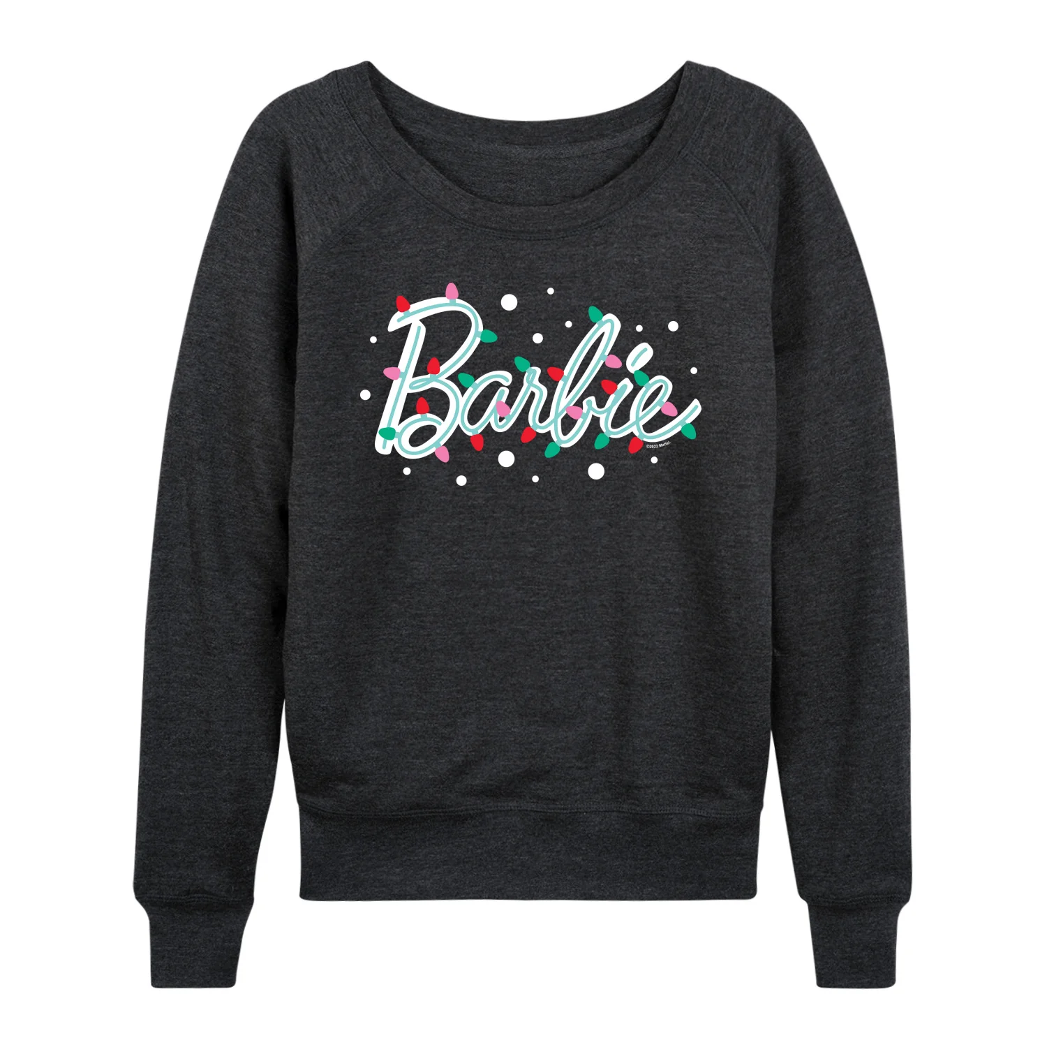 Barbie - Holidays & Christmas - Tangled Lights - Women's Lightweight French Terry Long Sleeve Shirt