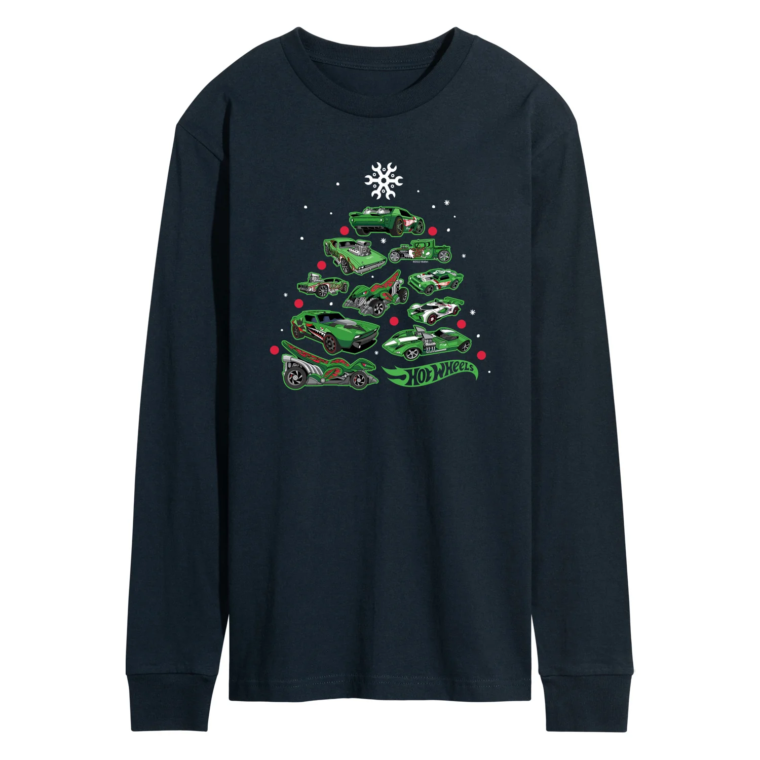 Hot Wheels - Car Tree - Men's Long Sleeve Graphic T-Shirt