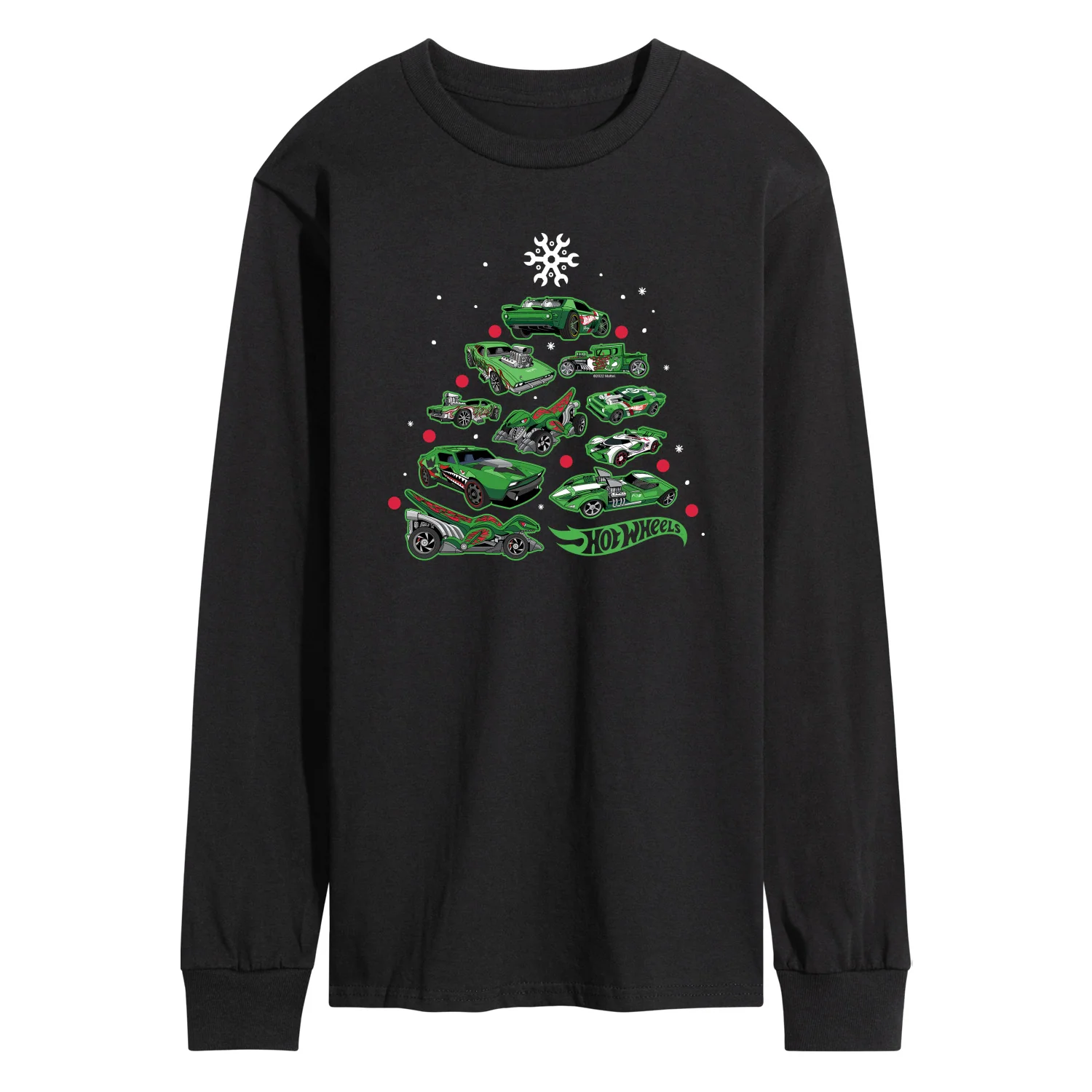 Hot Wheels - Car Tree - Men's Long Sleeve Graphic T-Shirt - Image 2