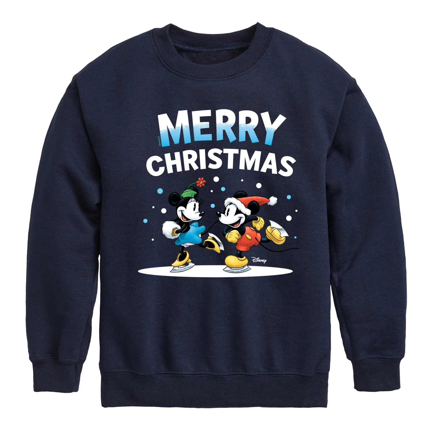 Disney - Merry Christmas - Toddler & Youth Crewneck Fleece Sweatshirt