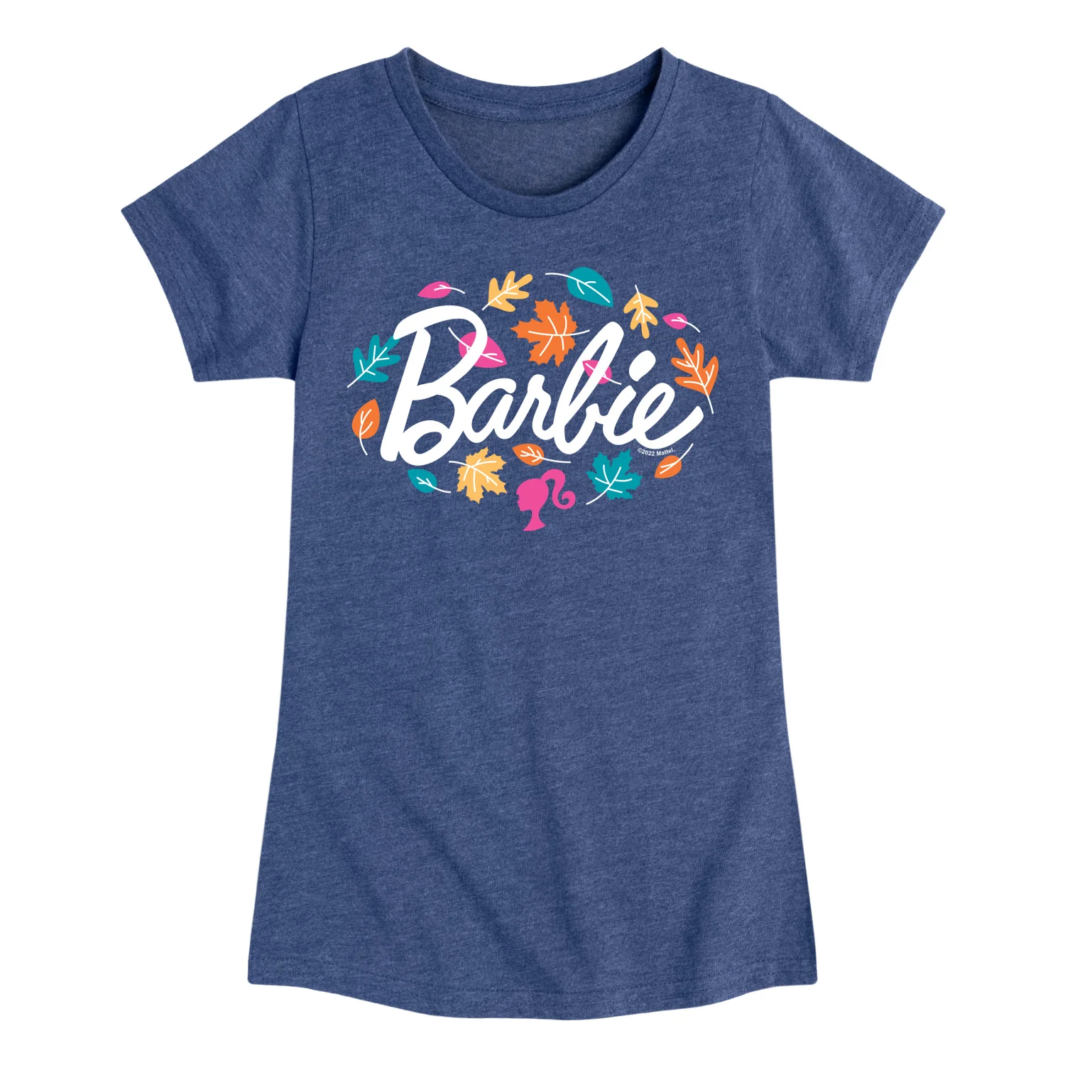 Barbie - Leaves Swirling - Toddler And Youth Girls Raglan Graphic T-Shirt - Image 3