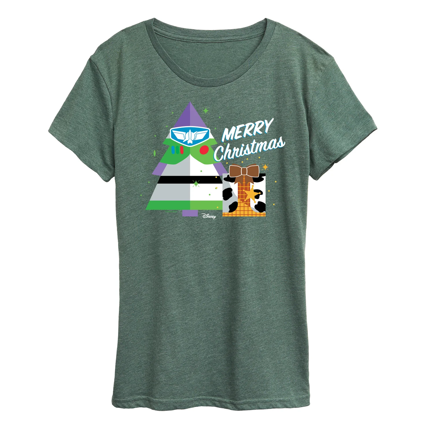 Toy Story - Merry Christmas Toy Story - Women's Short Sleeve Graphic T-Shirt - Image 5