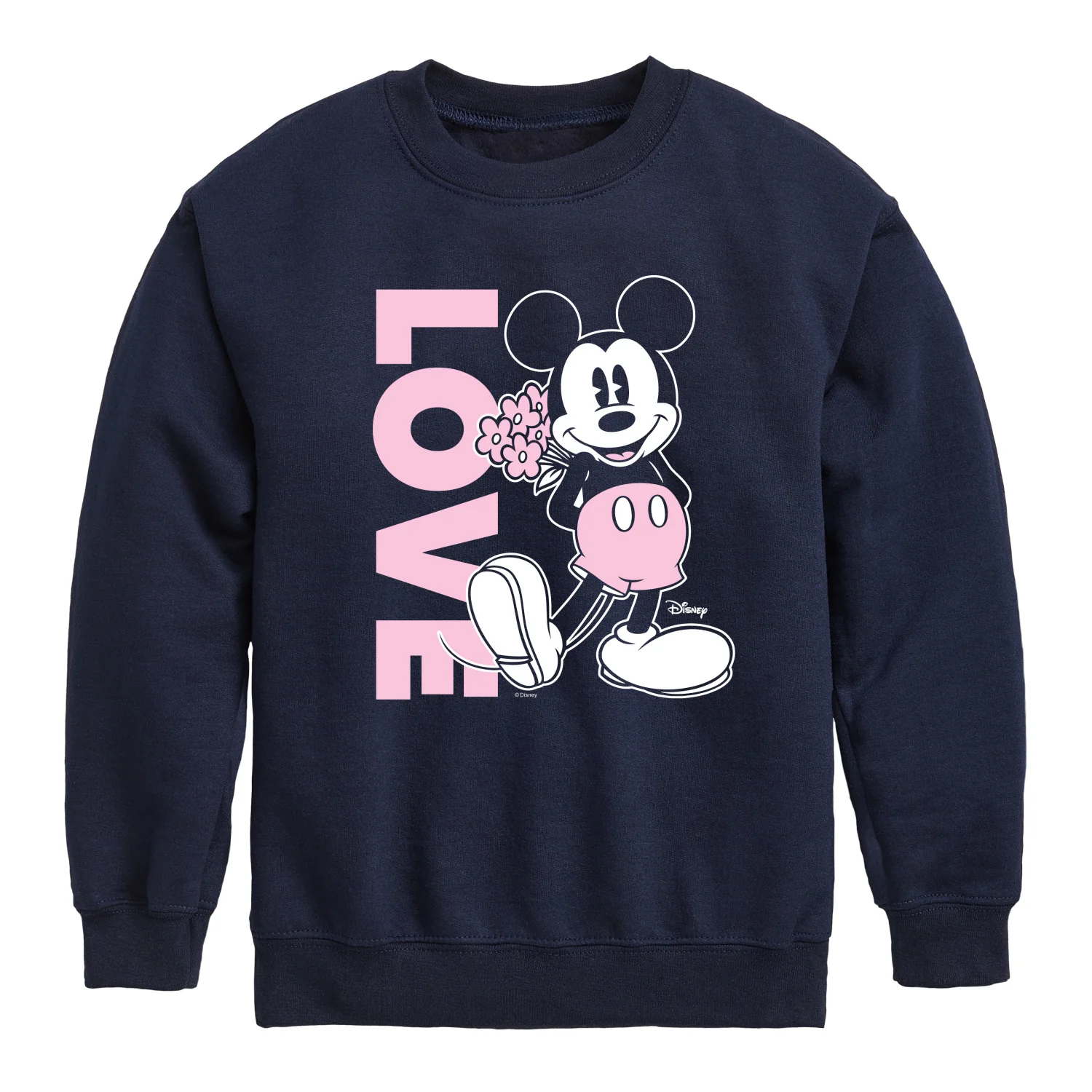 Disney - Mickey Love - Toddler & Youth Crewneck Fleece Sweatshirt - Image 2