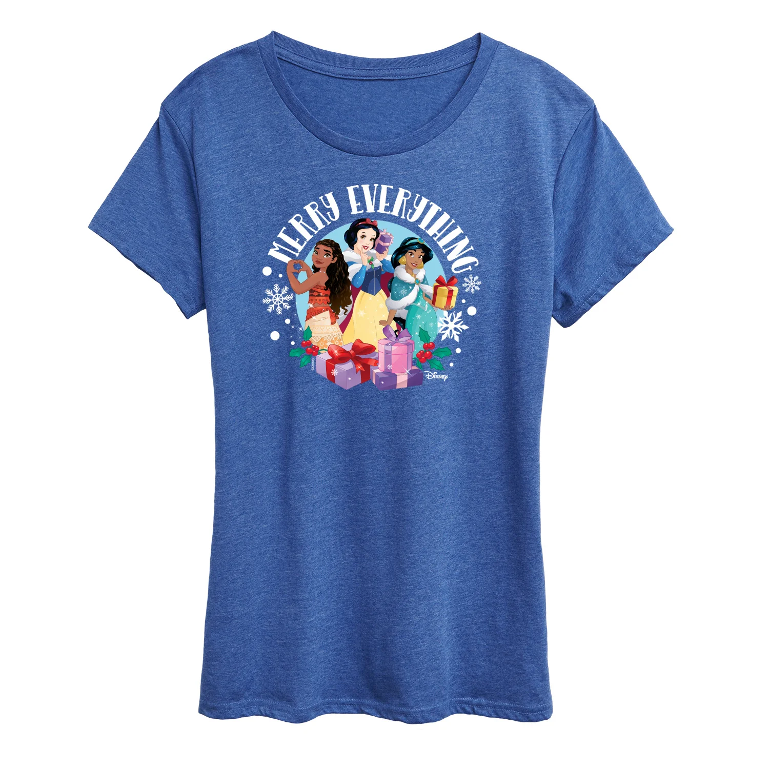 Disney - Merry Everything - Women's Short Sleeve Graphic T-Shirt