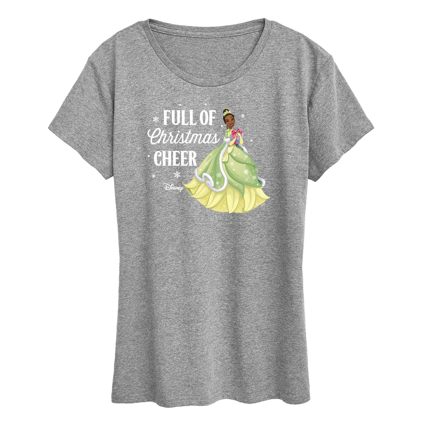 Disney - Full Of Christmas Cheer Tiana - Women's Short Sleeve Graphic T-Shirt - Image 5