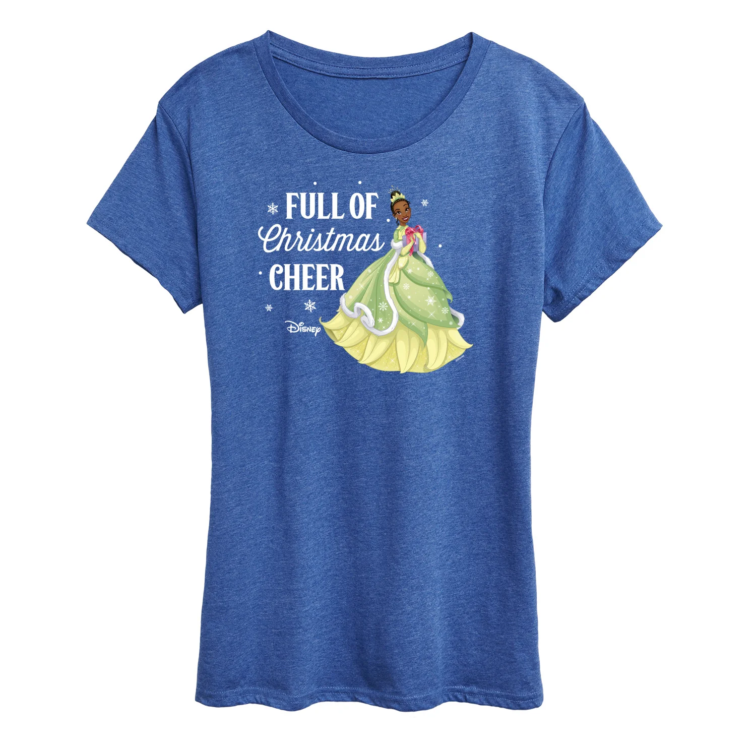 Disney - Full Of Christmas Cheer Tiana - Women's Short Sleeve Graphic T-Shirt - Image 8