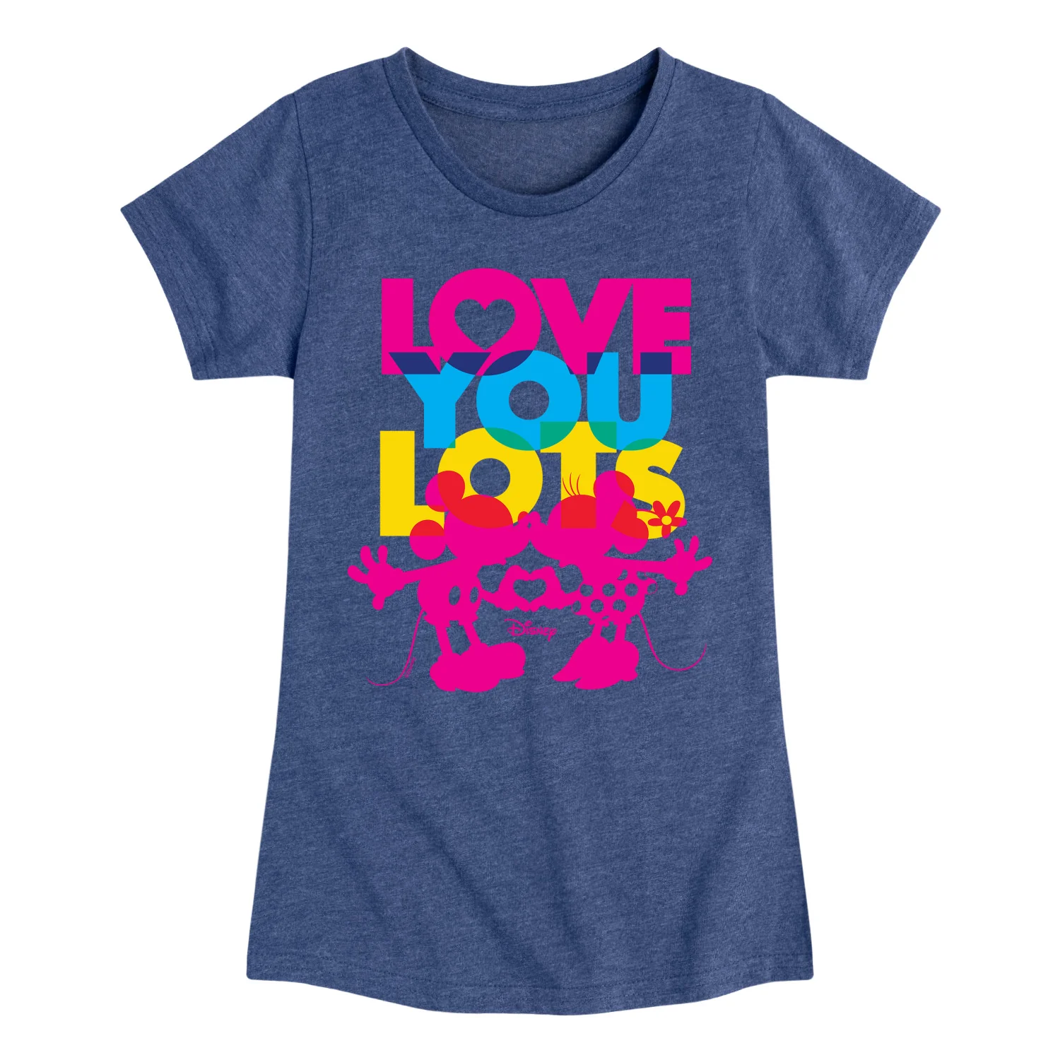 Disney - Love You Lots - Youth Girls Fitted Short Sleeve T-Shirt - Image 2