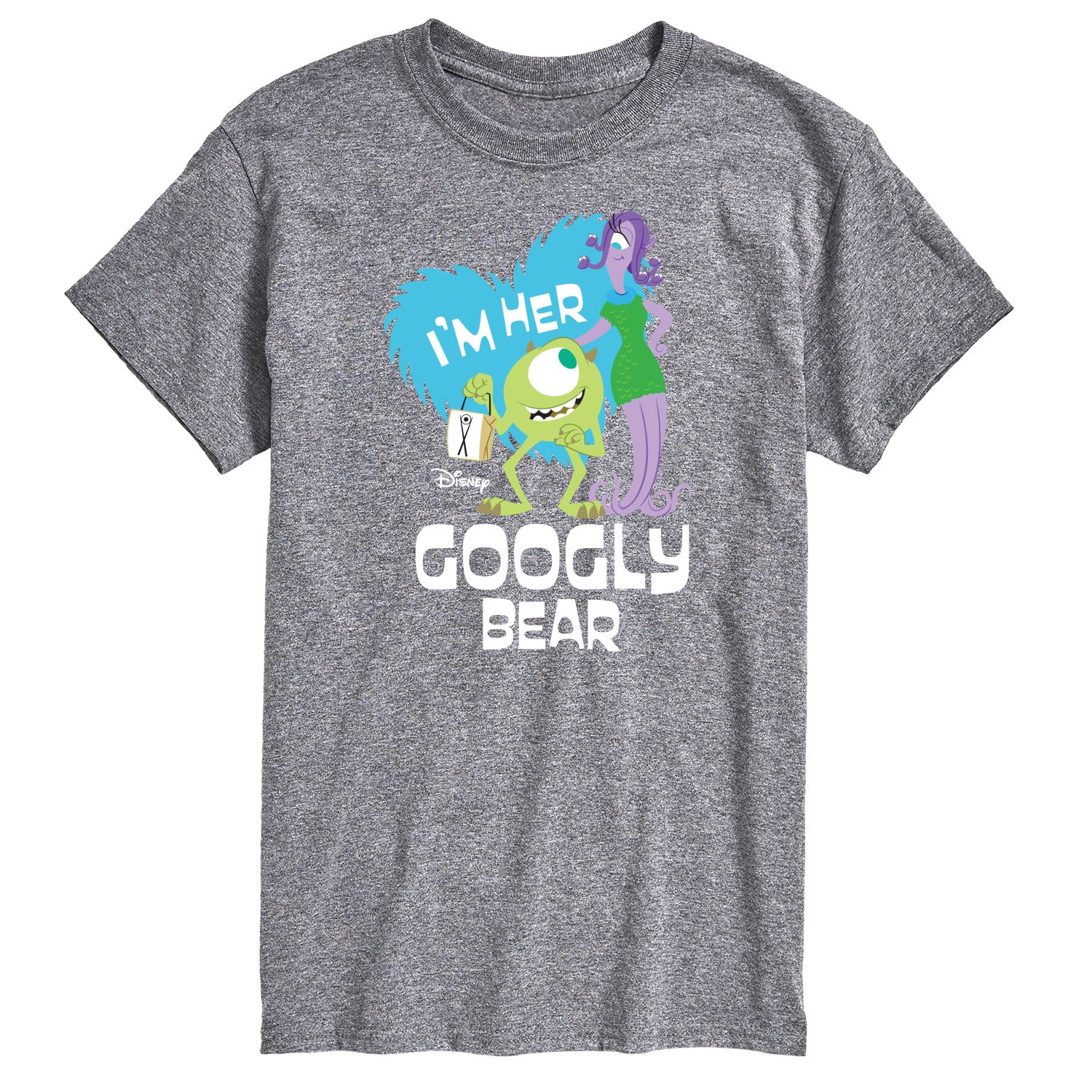 Monsters Inc - I'm Her Googly Bear - Men's Short Sleeve Graphic T-Shirt - Image 2