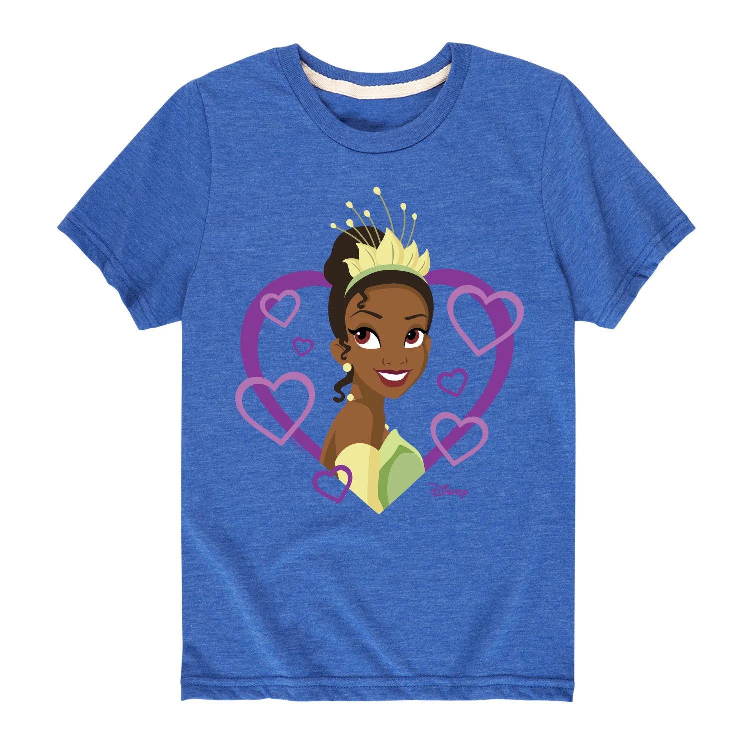 Disney Princess - Tiana Hearts - Youth Short Sleeve Graphic T-Shirt - Image 4