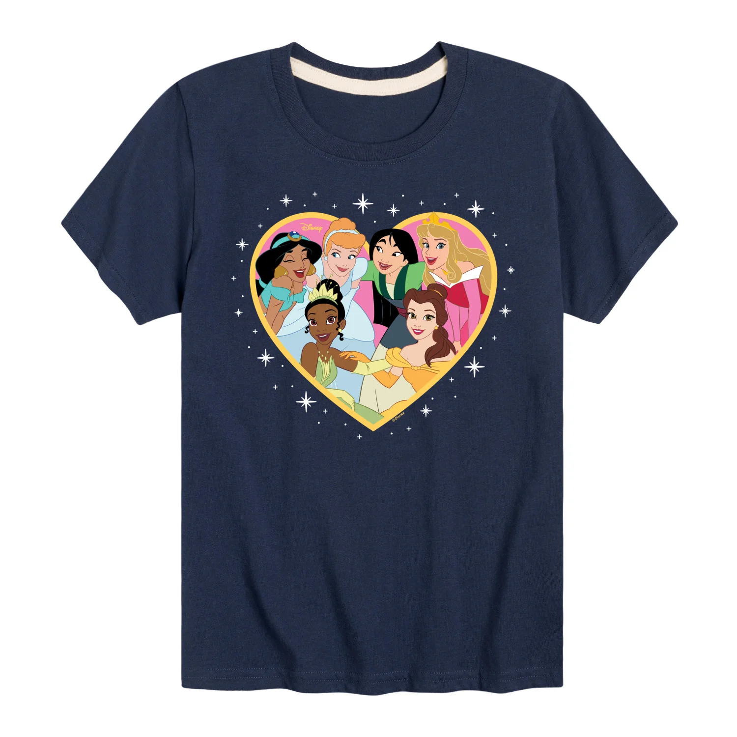 Disney - Princess Group Heart - Youth Boys Short Sleeve Graphic T-Shirt - Image 6